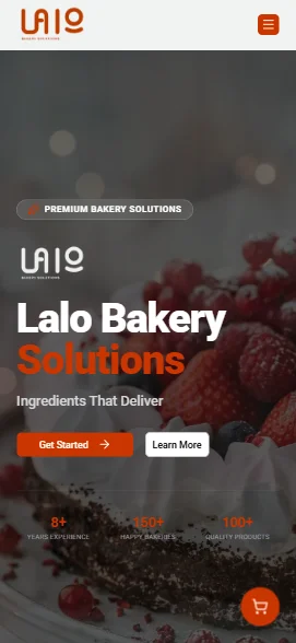 Mobile Screenshot for Lalo Bakery Solutions