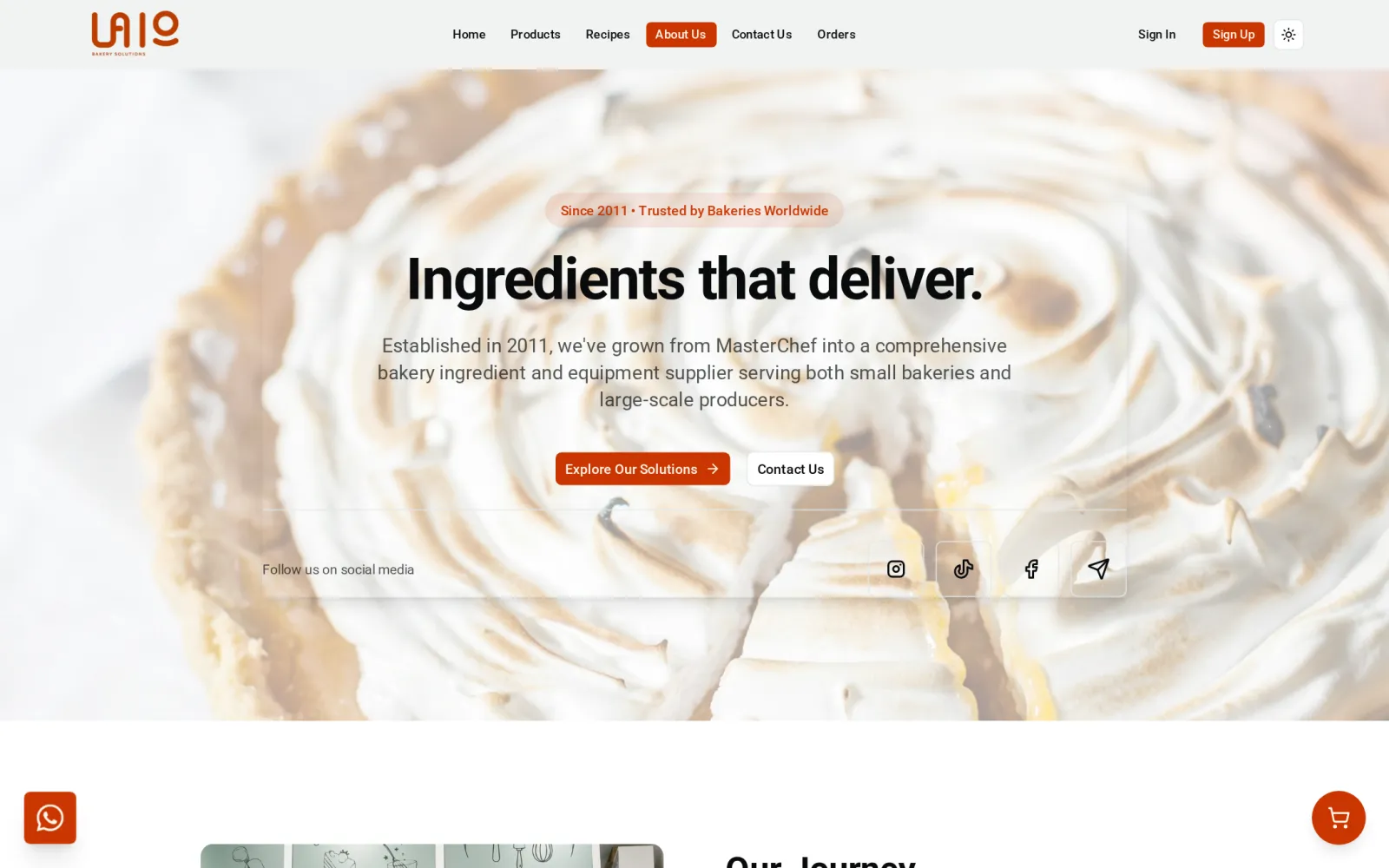 The about page