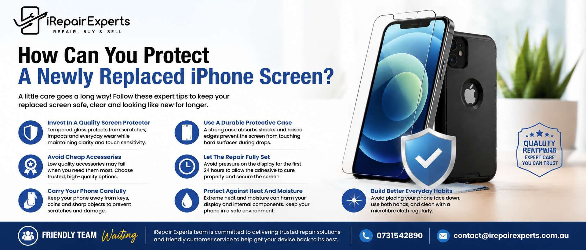 How Can You Protect a Newly Replaced iPhone Screen?