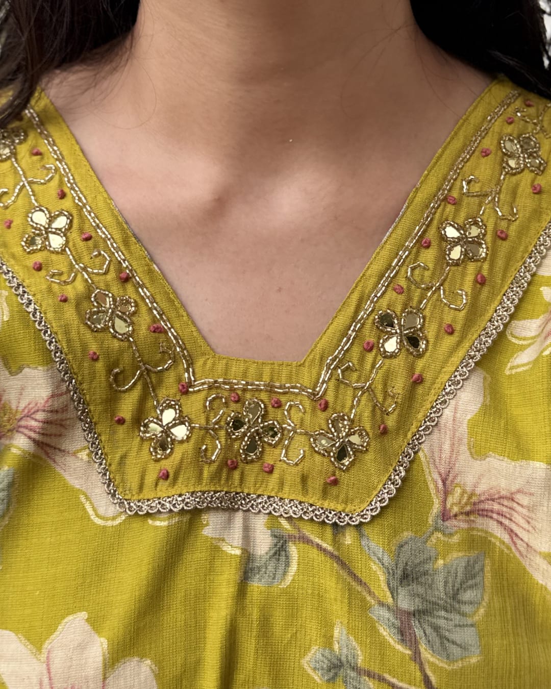 Keya - Lime Yellow  Suit Set — view 2