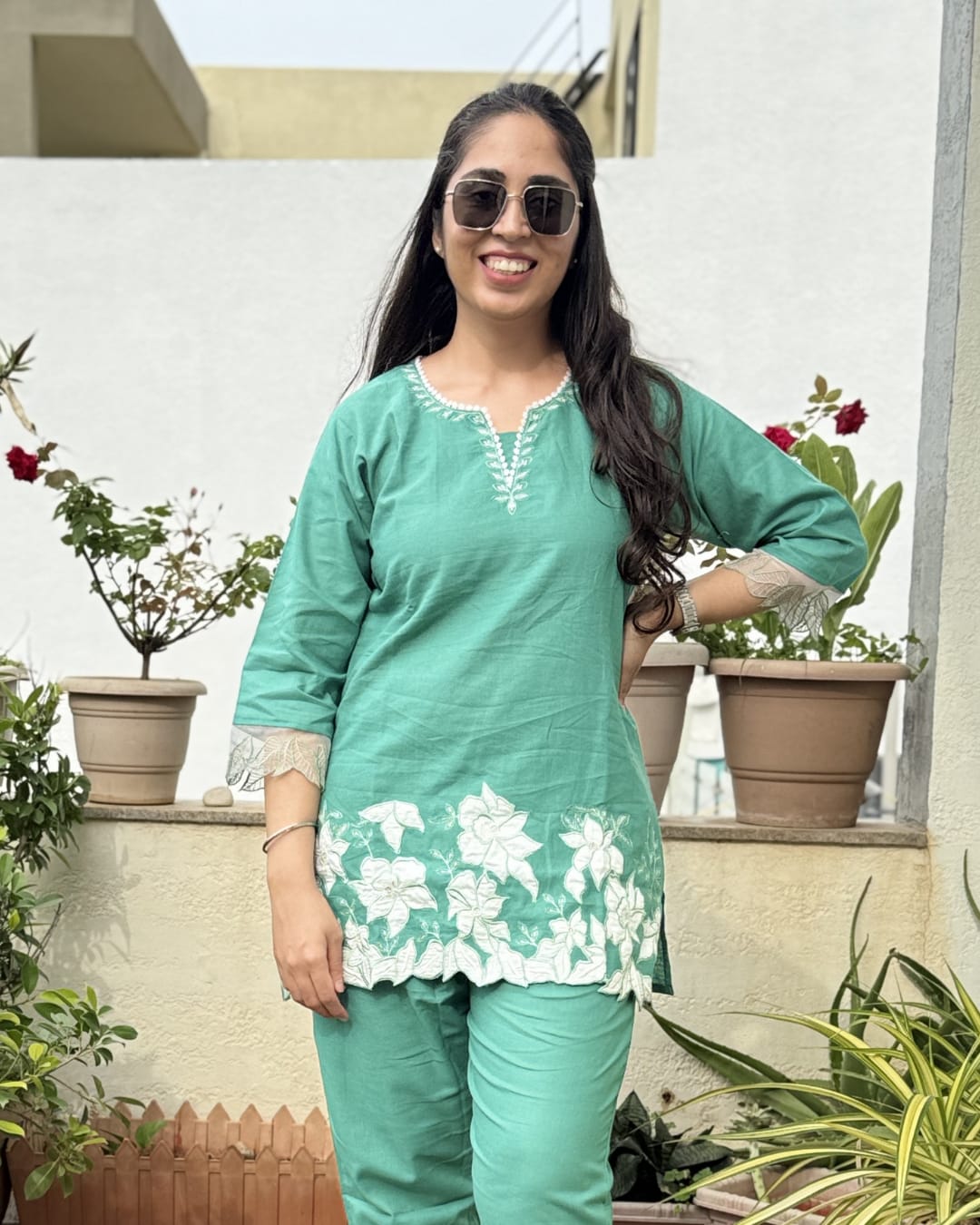 Vanya - Cutwork Co-ord Set — view 5