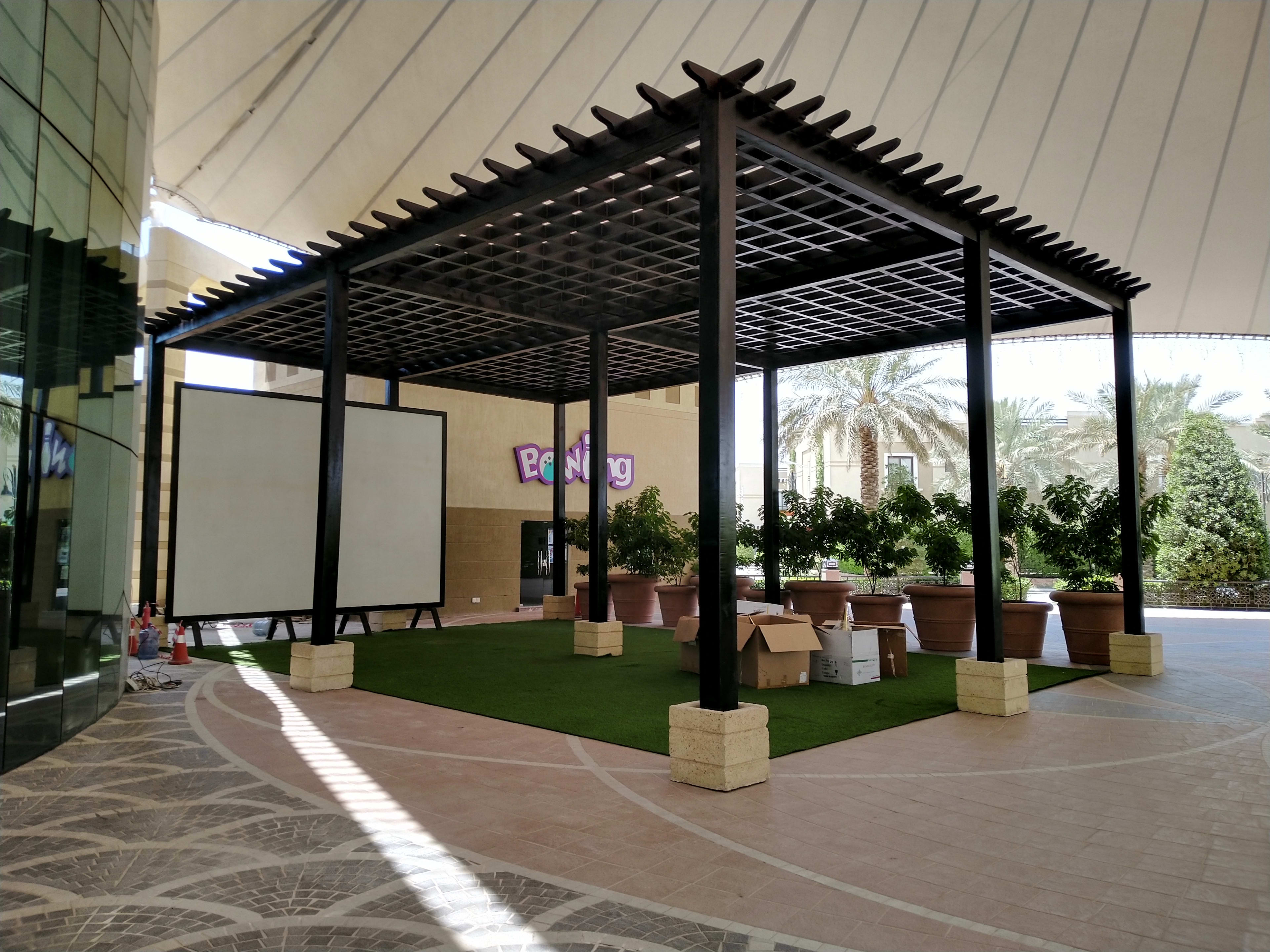 Pergola Wooden Steel