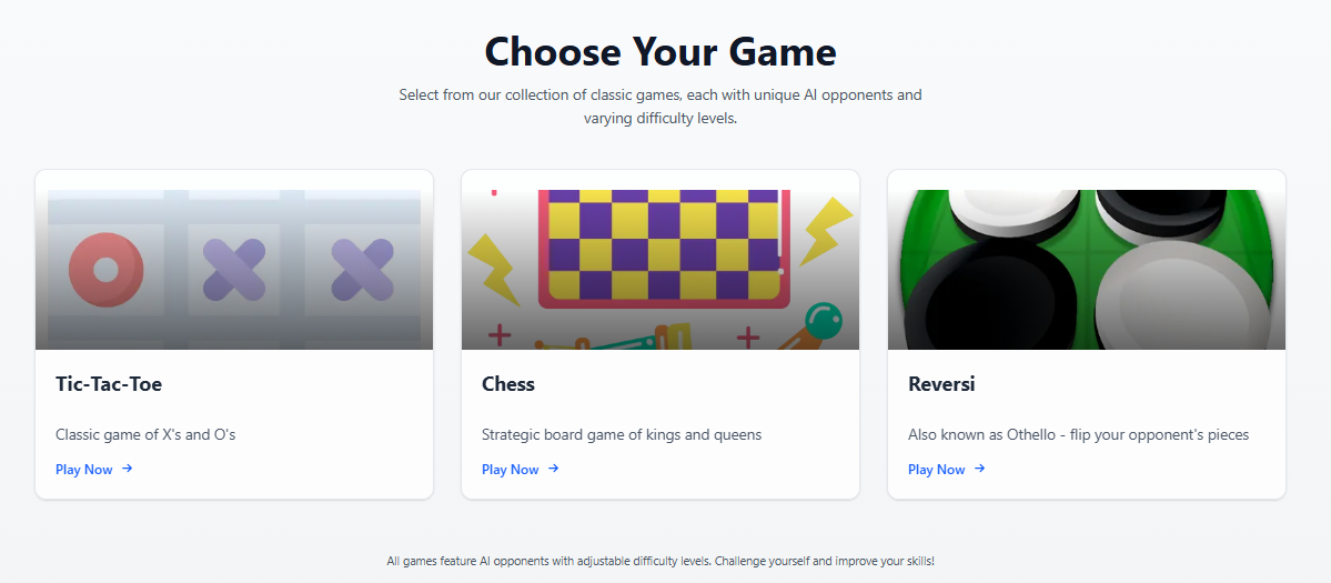 AI Interactive Games full-scale view