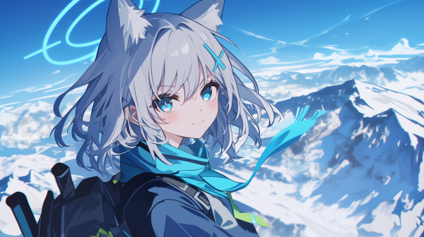 Shiroko snowy mountain