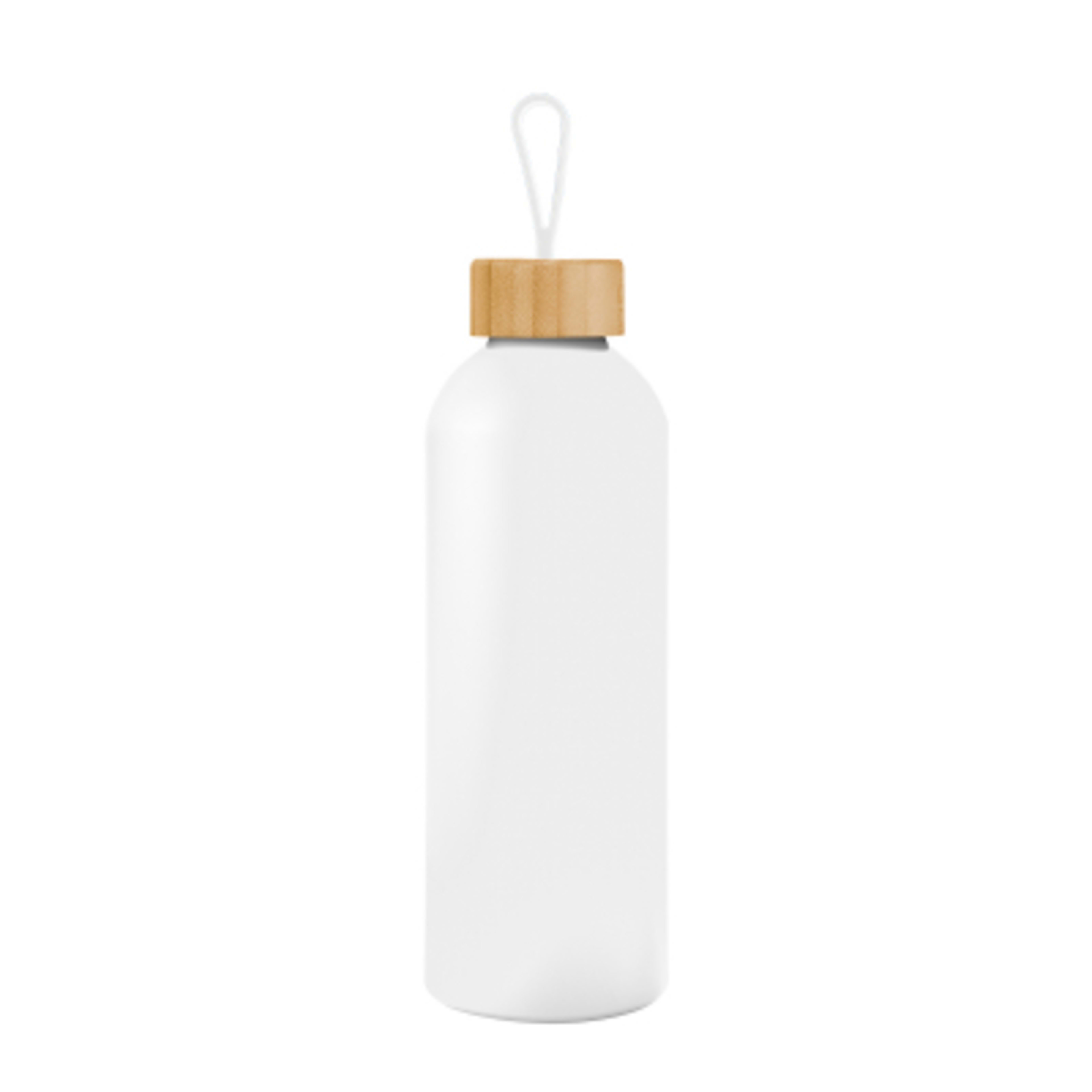 Water Bottle Recycled Aluminum with Bamboo Lid - 25 oz - product view 5