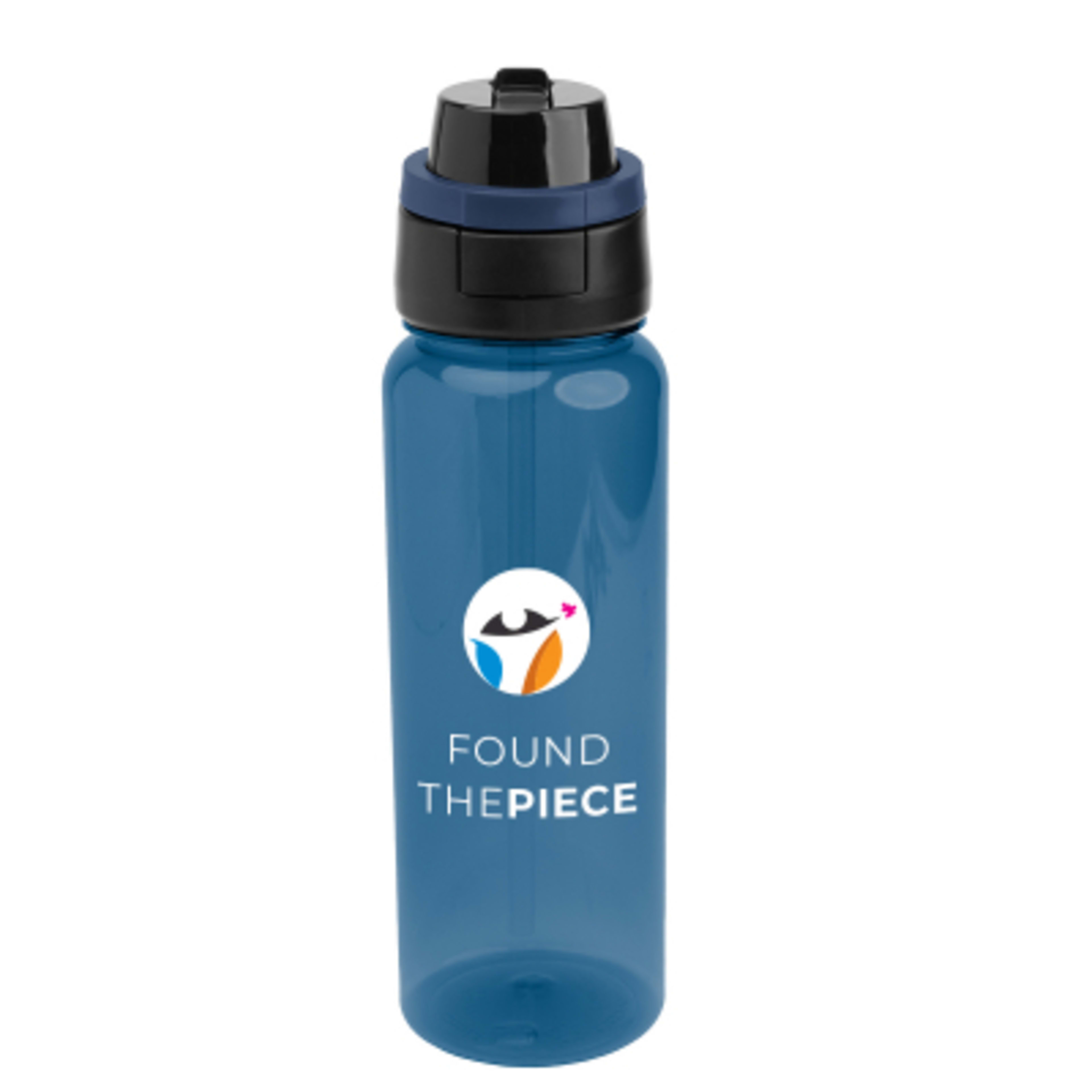 Water Bottle rPET Plastic Pop Sip and Chug - 32 oz - product view 31