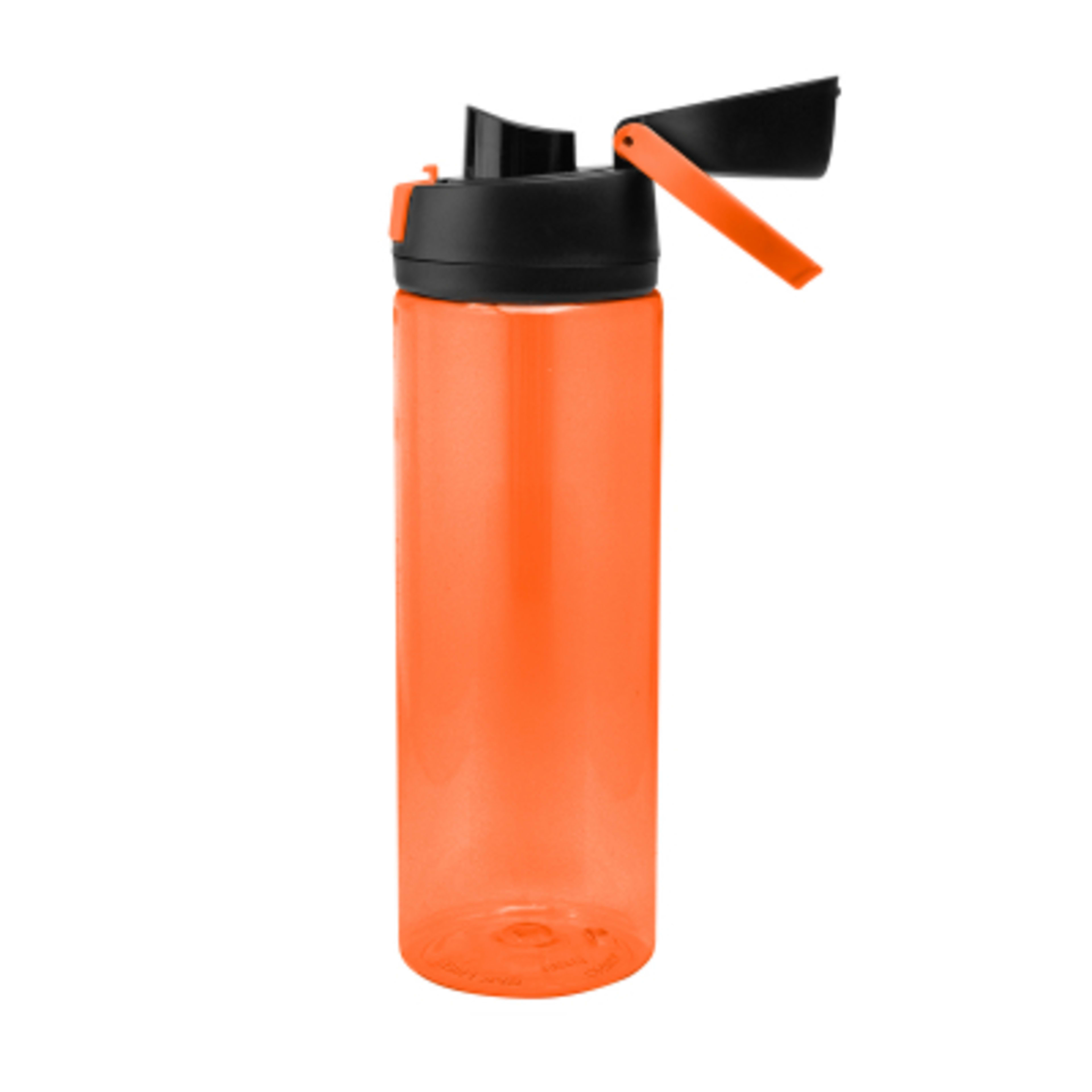 Recycled Plastic Water Bottle Pop Open Lid rPET - 24 oz - product view 14