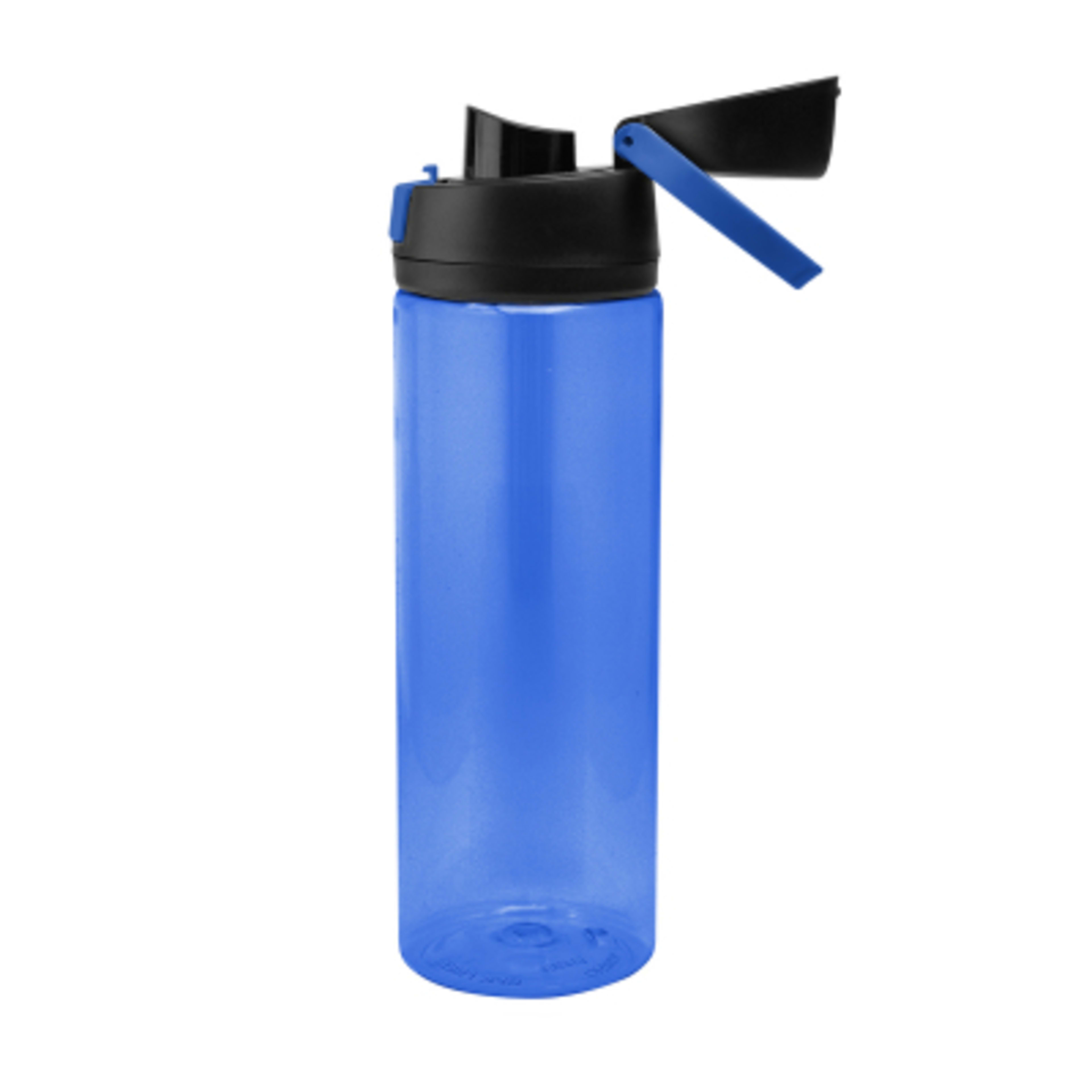 Recycled Plastic Water Bottle Pop Open Lid rPET - 24 oz - product view 21