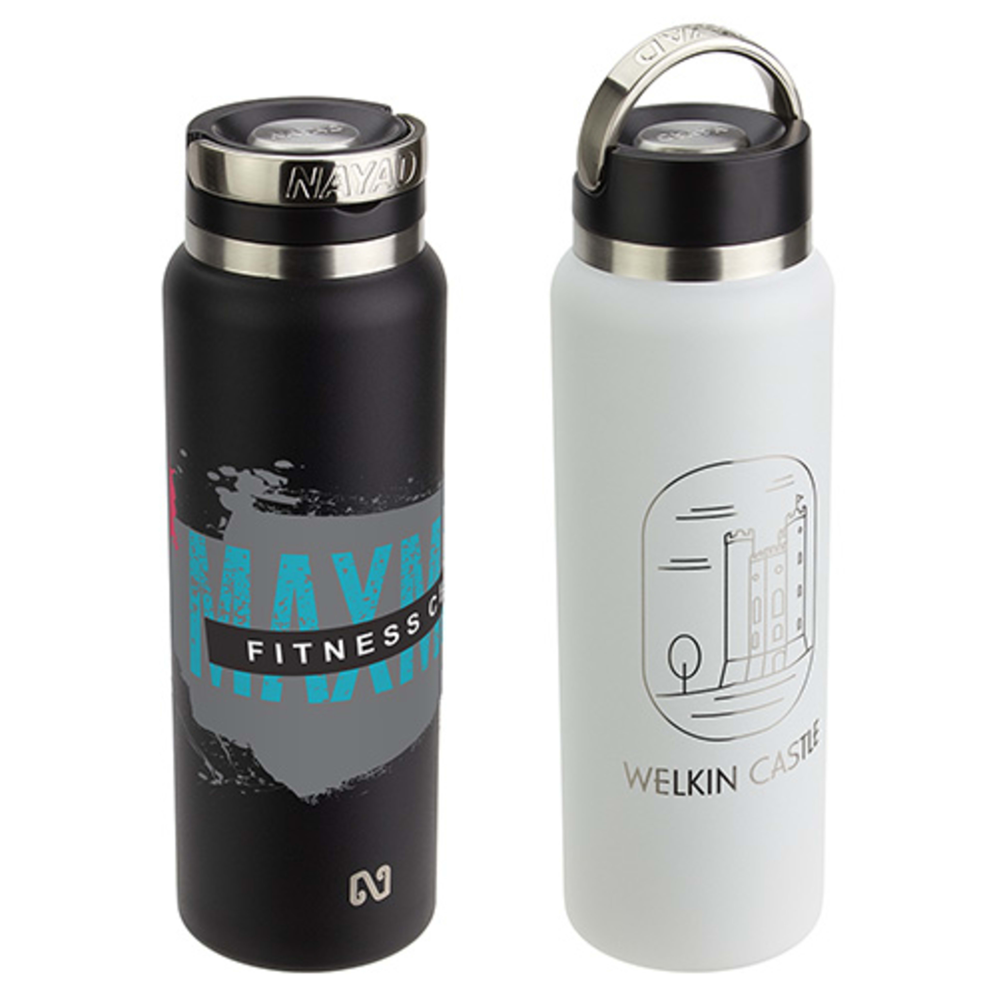 NAYAD® Roamer 40 oz Stainless Double-wall Bottle - promotional product with custom logo