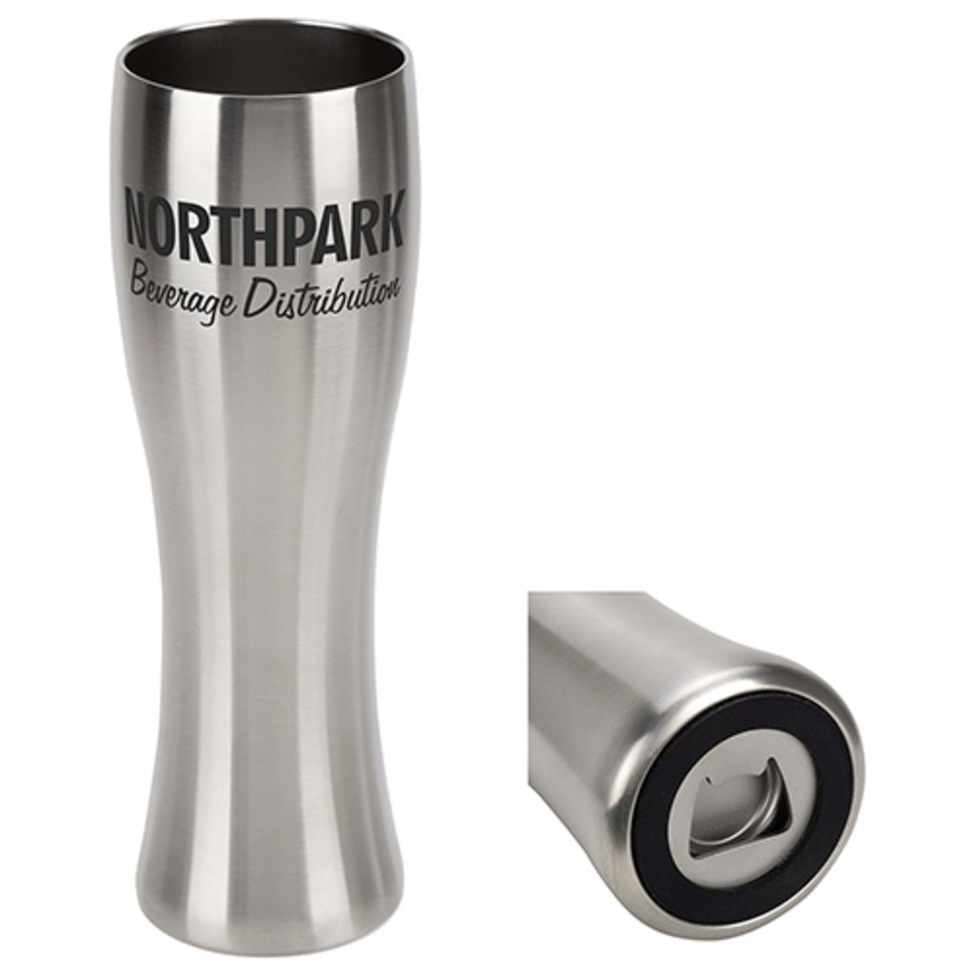 Fest 19 oz Vacuum Insulated Stainless Steel Beer Tumbler - promotional product with custom logo
