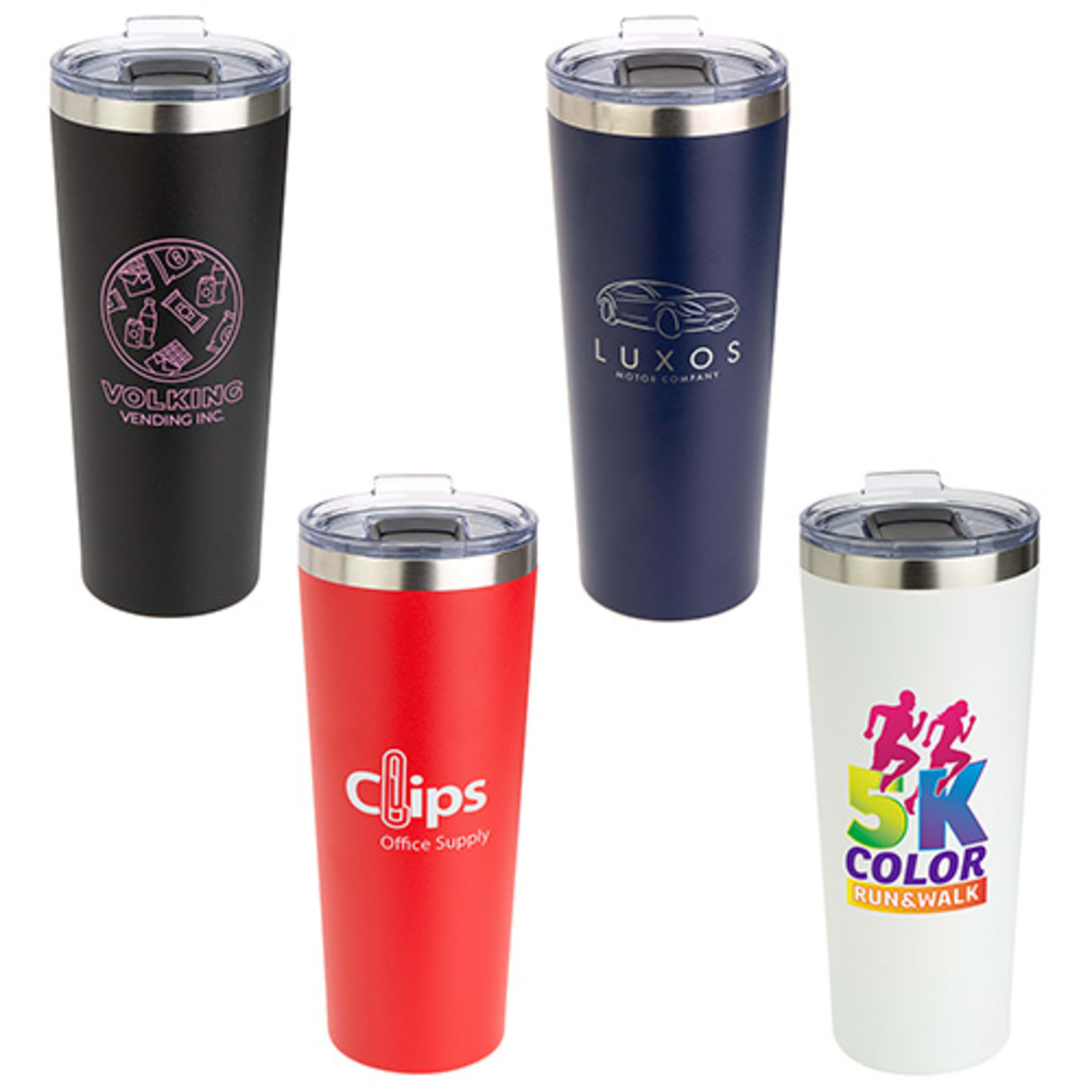 Greco 28 oz Vacuum Insulated Stainless Steel Tumbler - promotional product with custom logo