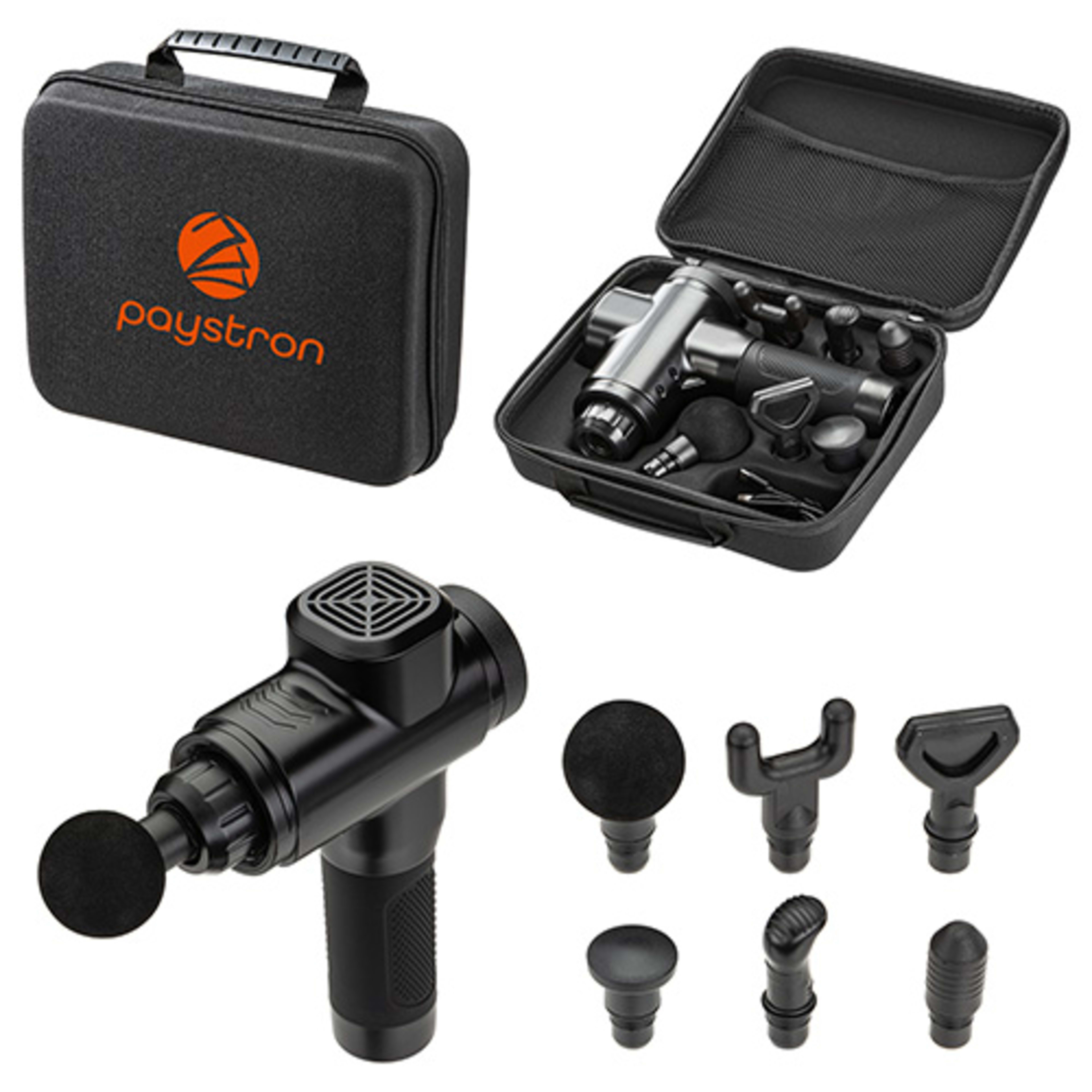 Comfort Logic™ Citadel Full Size 6-Speed Massage Gun - promotional product with custom logo