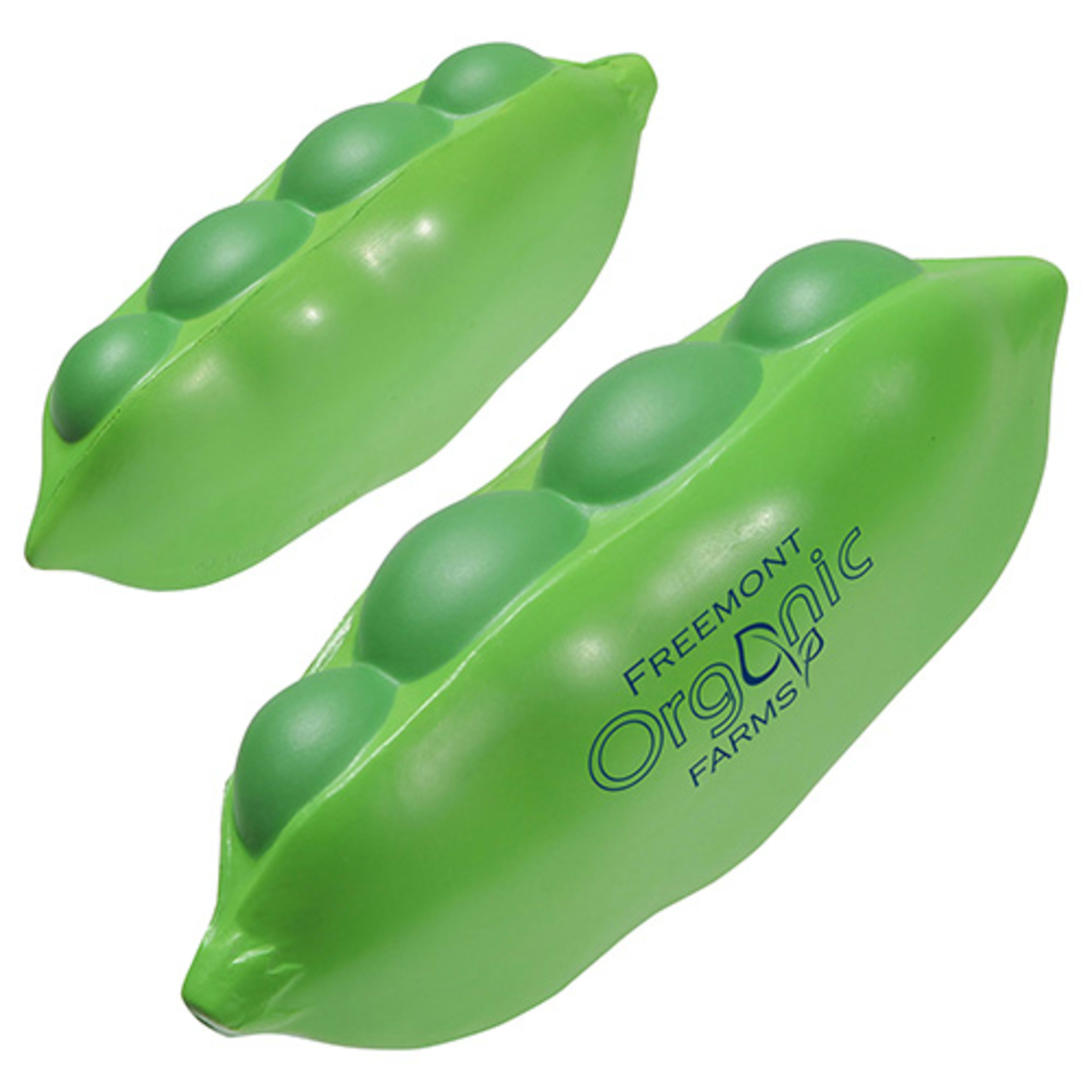 Pea Pod Stress Reliever - promotional product with custom logo
