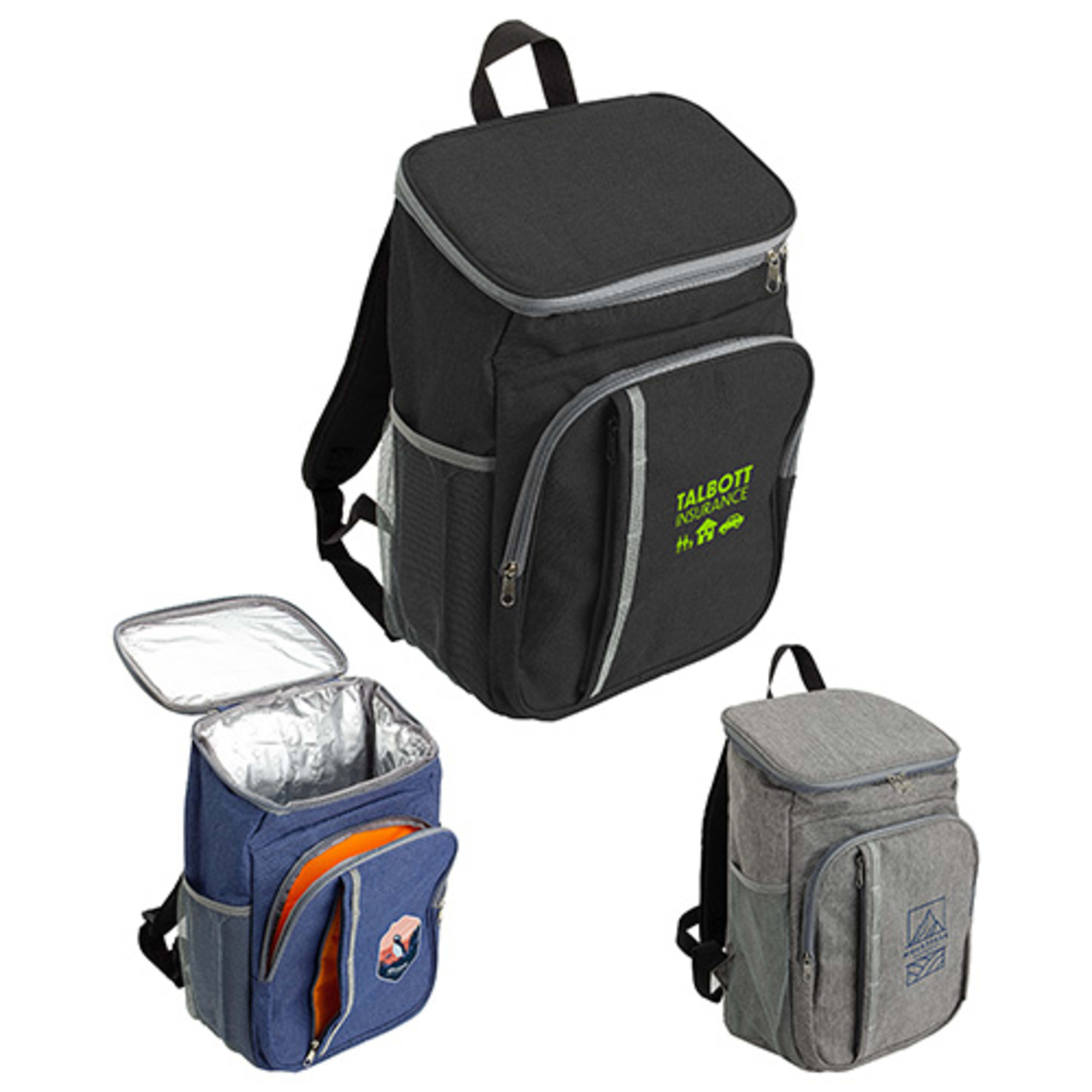 Woodland Polycanvas Cooler Backpack - promotional product with custom logo