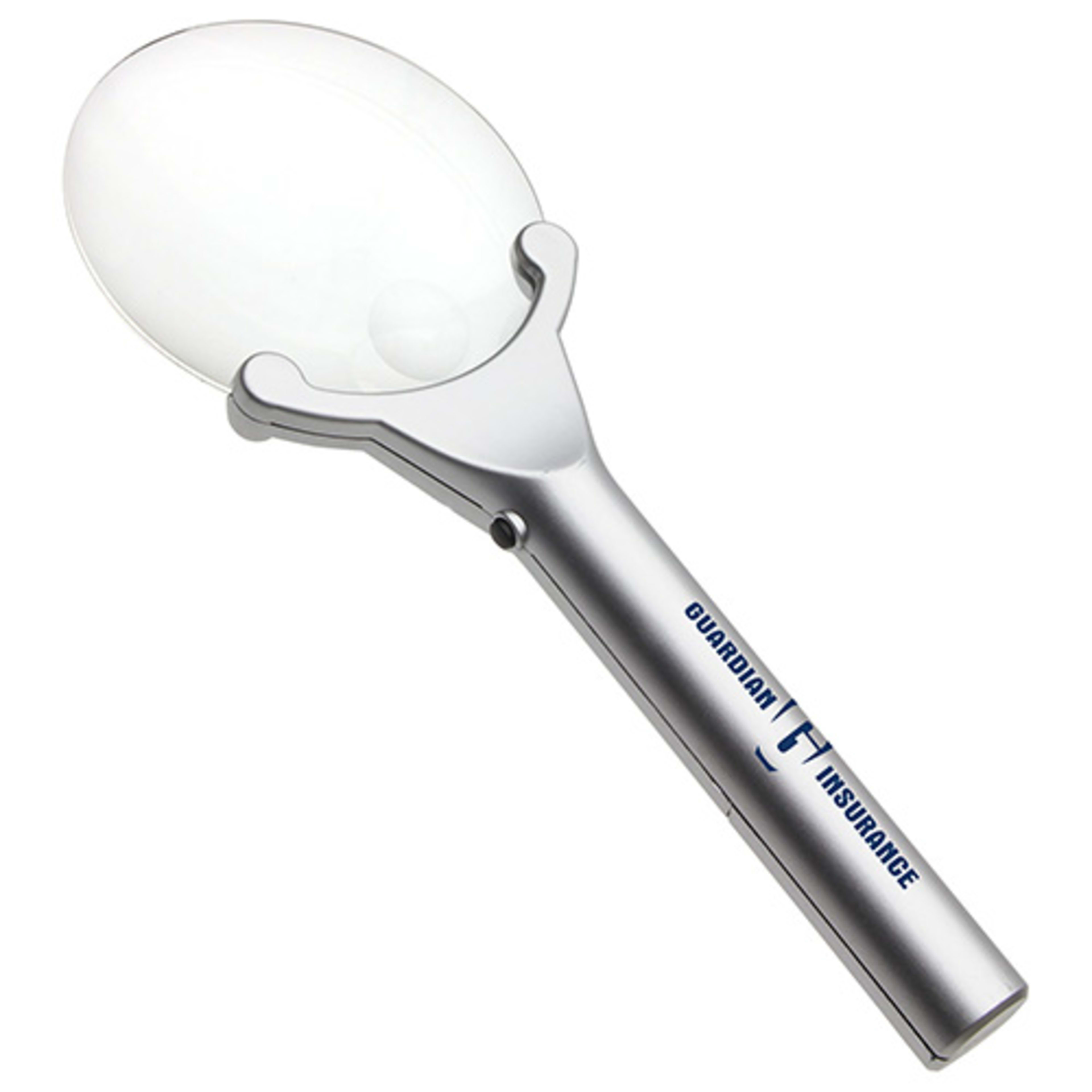 Crystal Clear Illuminated Magnifier - promotional product with custom logo