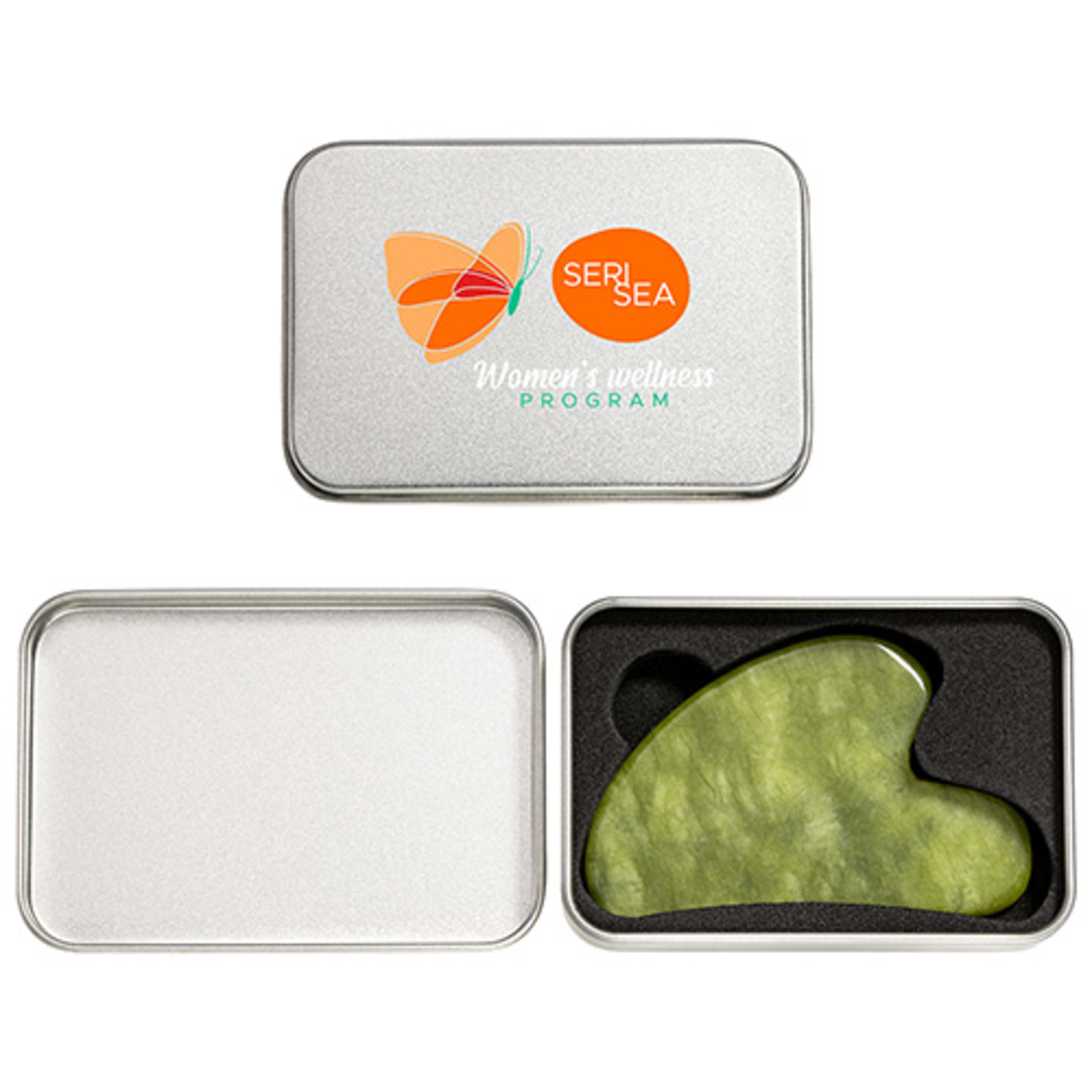 Jade Massage Stone - promotional product with custom logo