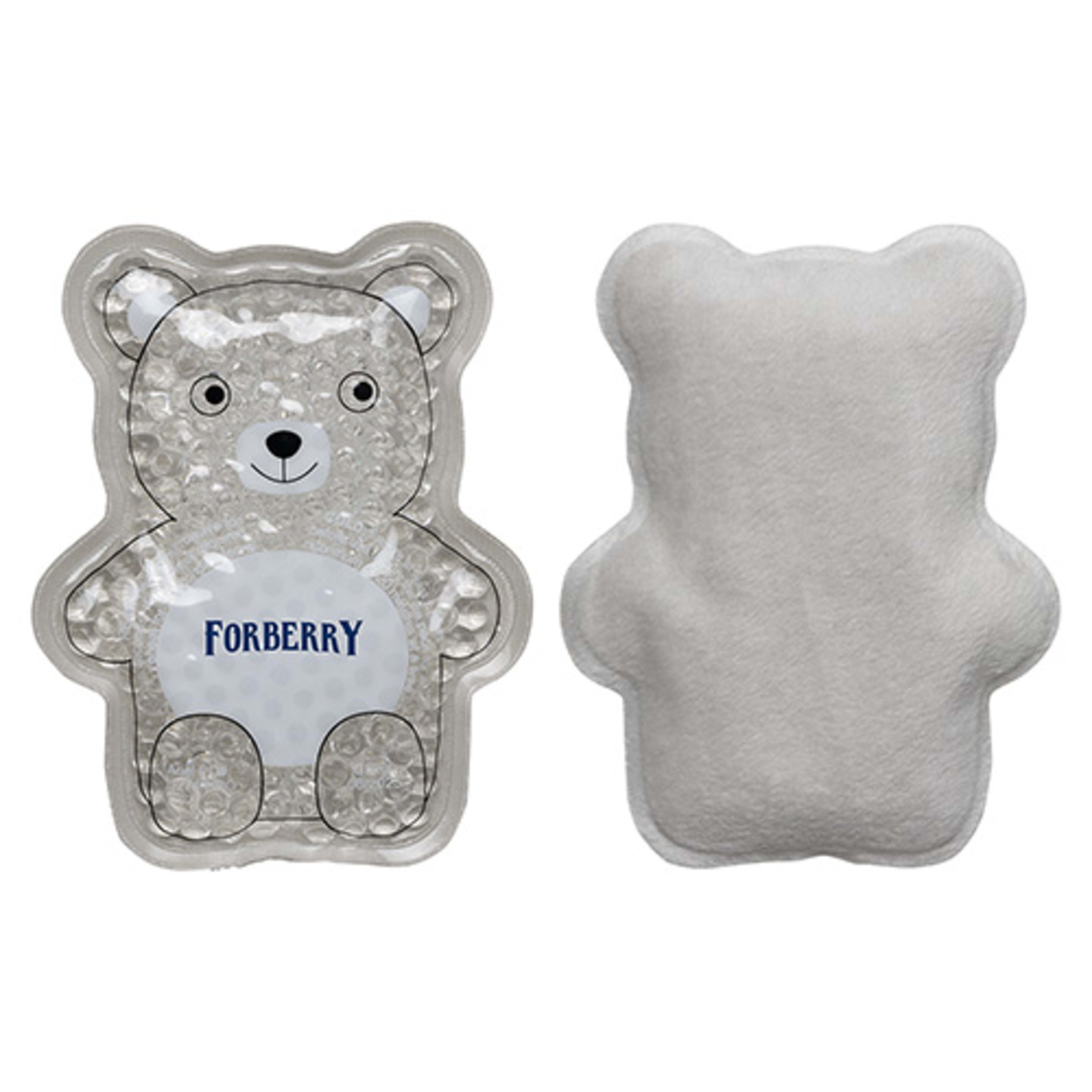 Plush Bear Aqua Pearls™ Hot/Cold Pack - promotional product with custom logo