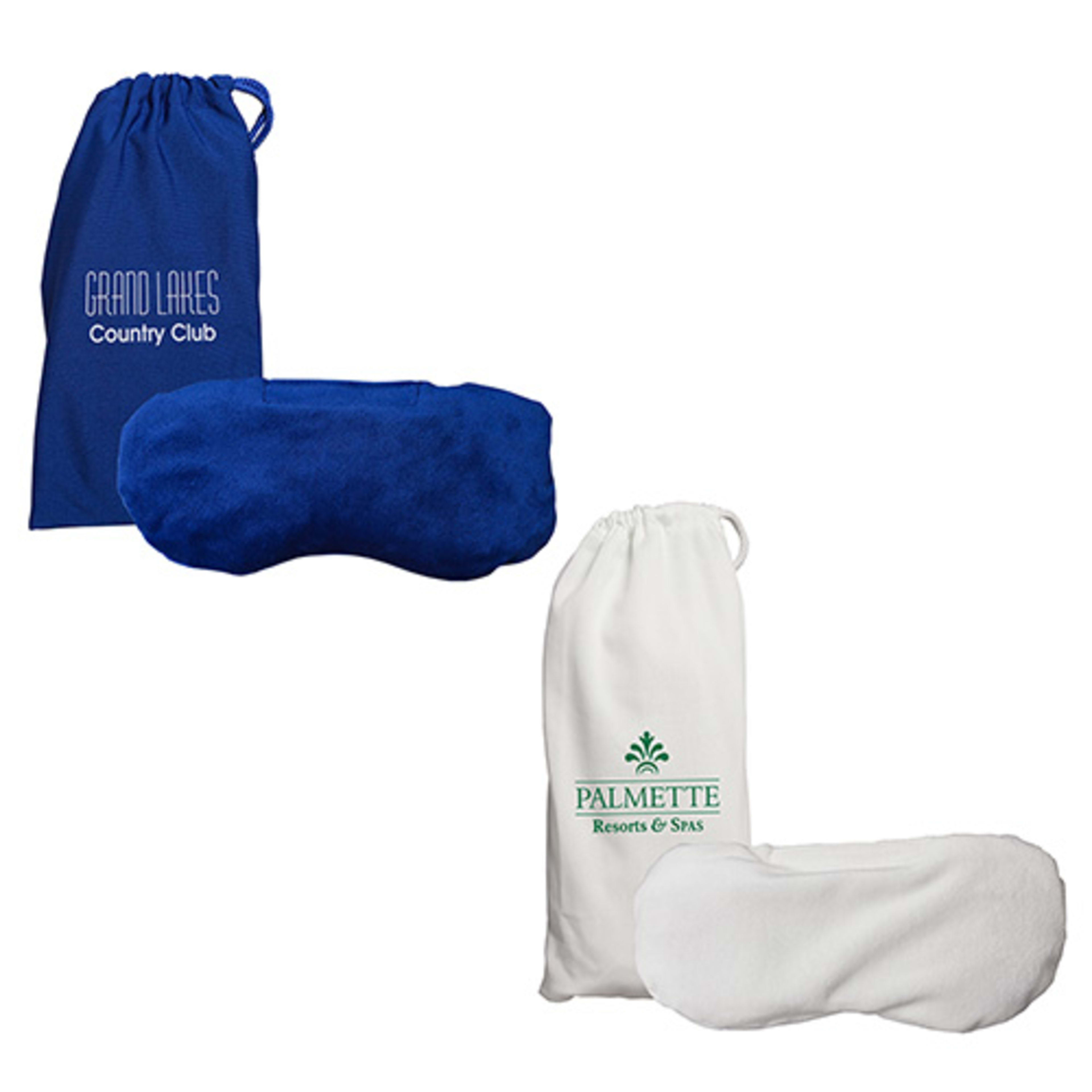 Natural Scented Wonder Beads(TM) Eye Mask - promotional product with custom logo