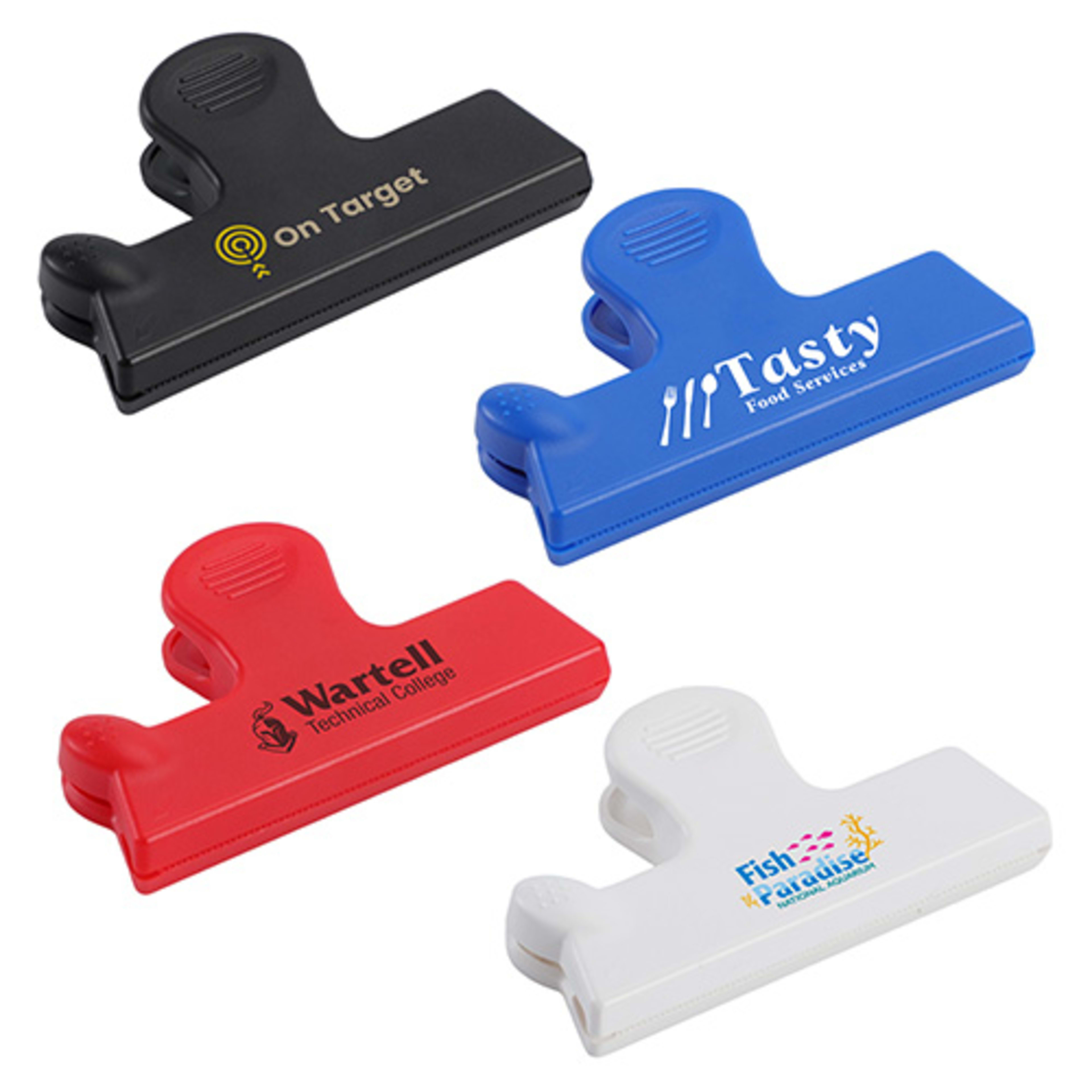 Gripper Magnetic Bag Clip with Knife Opener - promotional product with custom logo