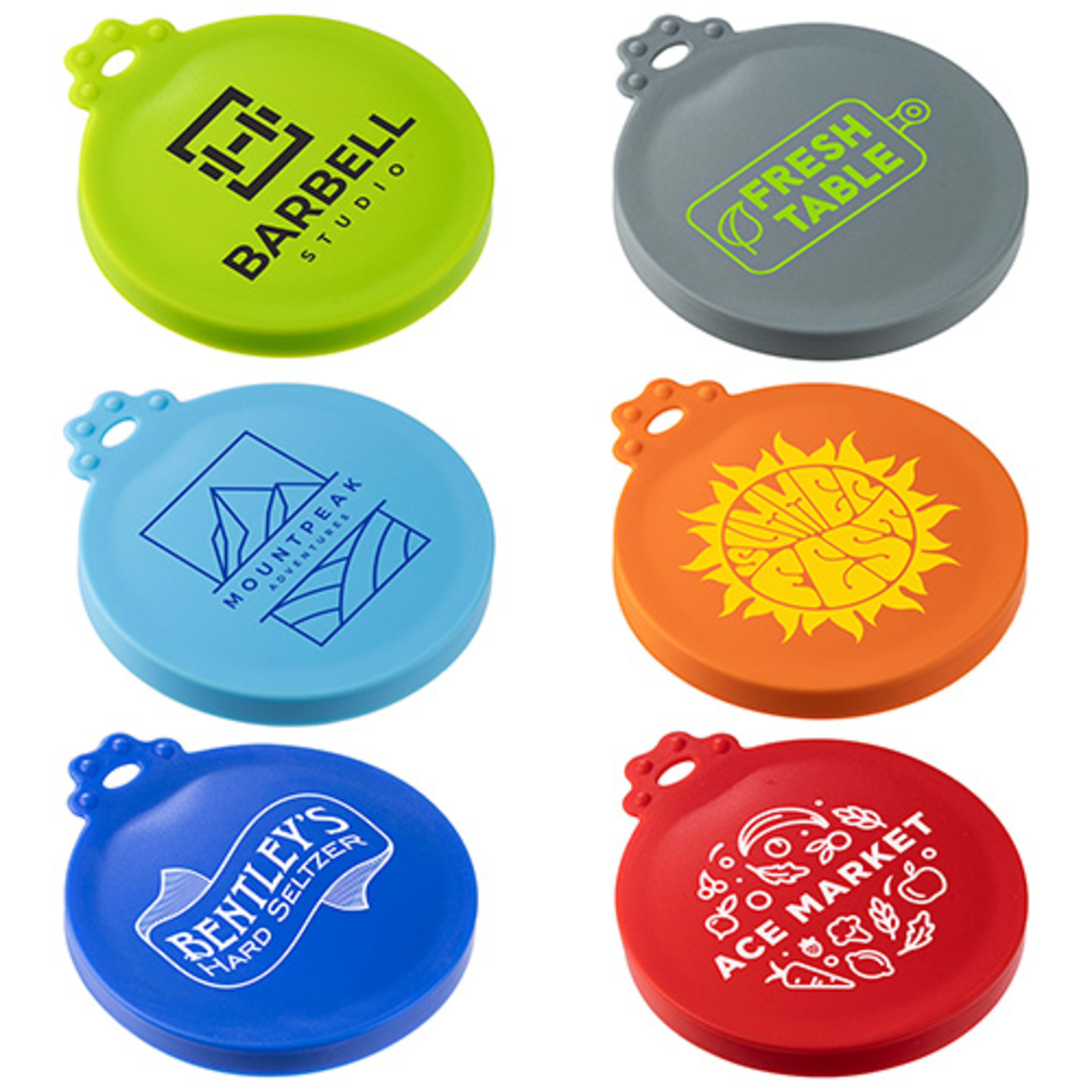 Stay Fresh Silicone Can Lid - promotional product with custom logo
