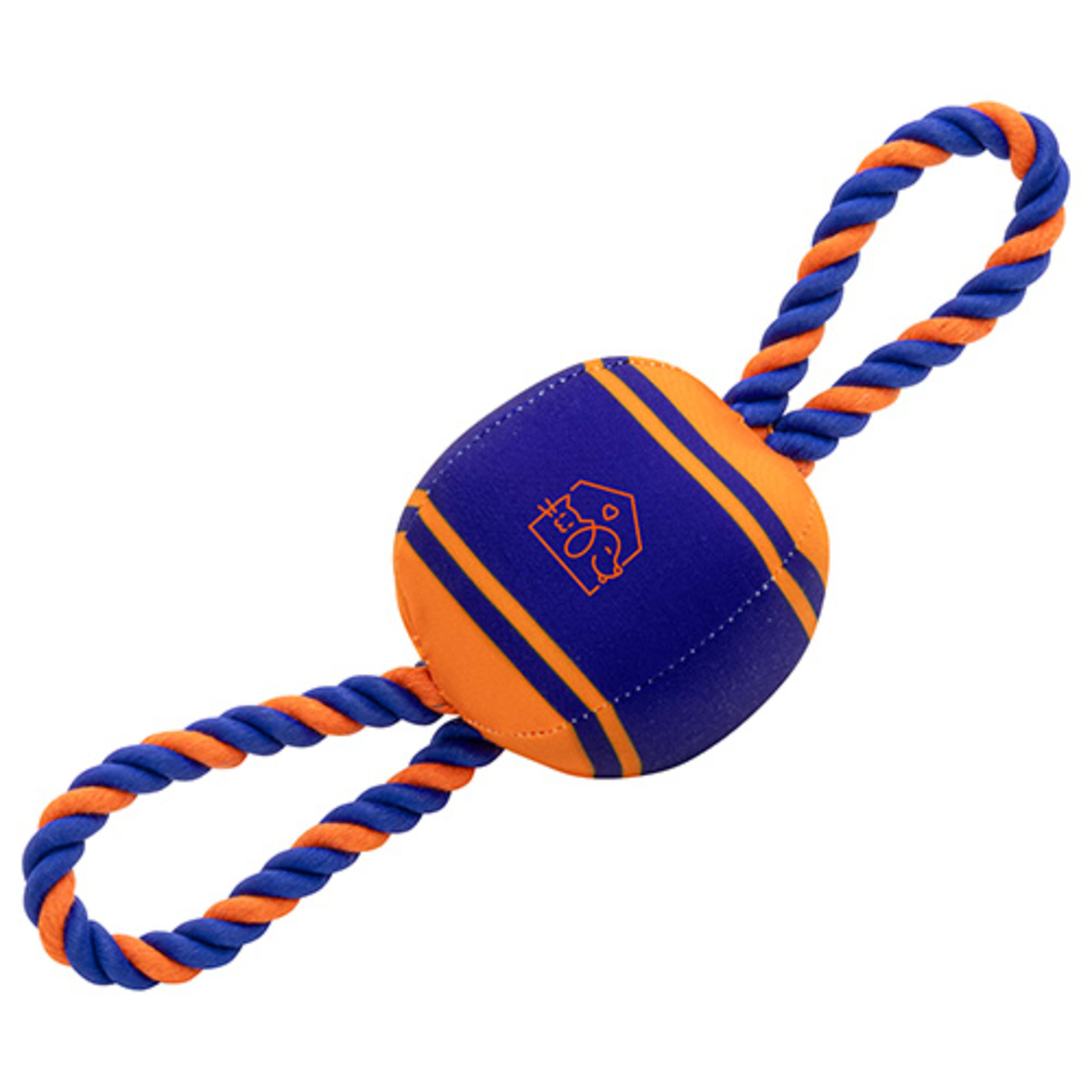 Tug 'N Play Ball & Rope Dog Toy - promotional product with custom logo