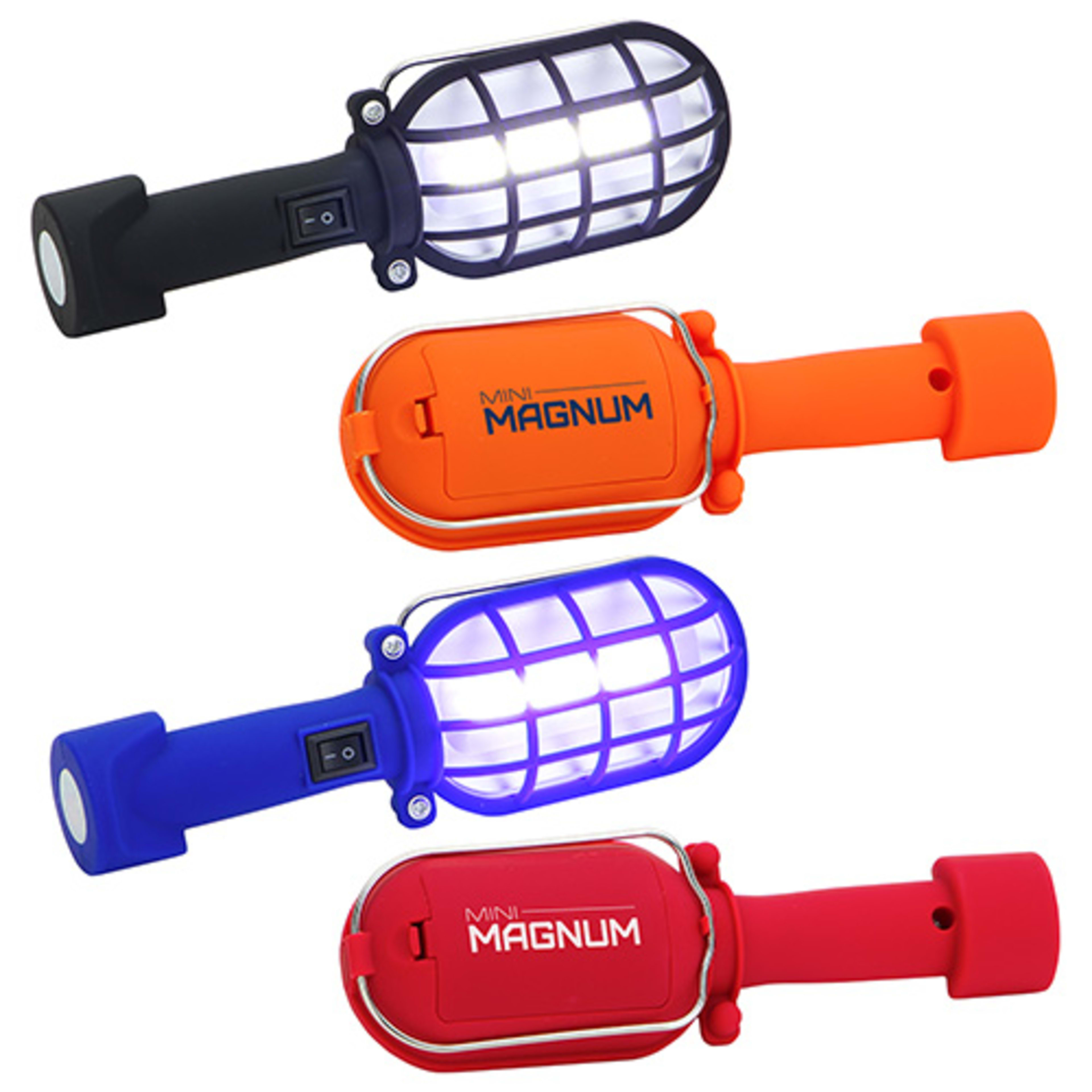 Mini Magnum Portable Worklight - promotional product with custom logo