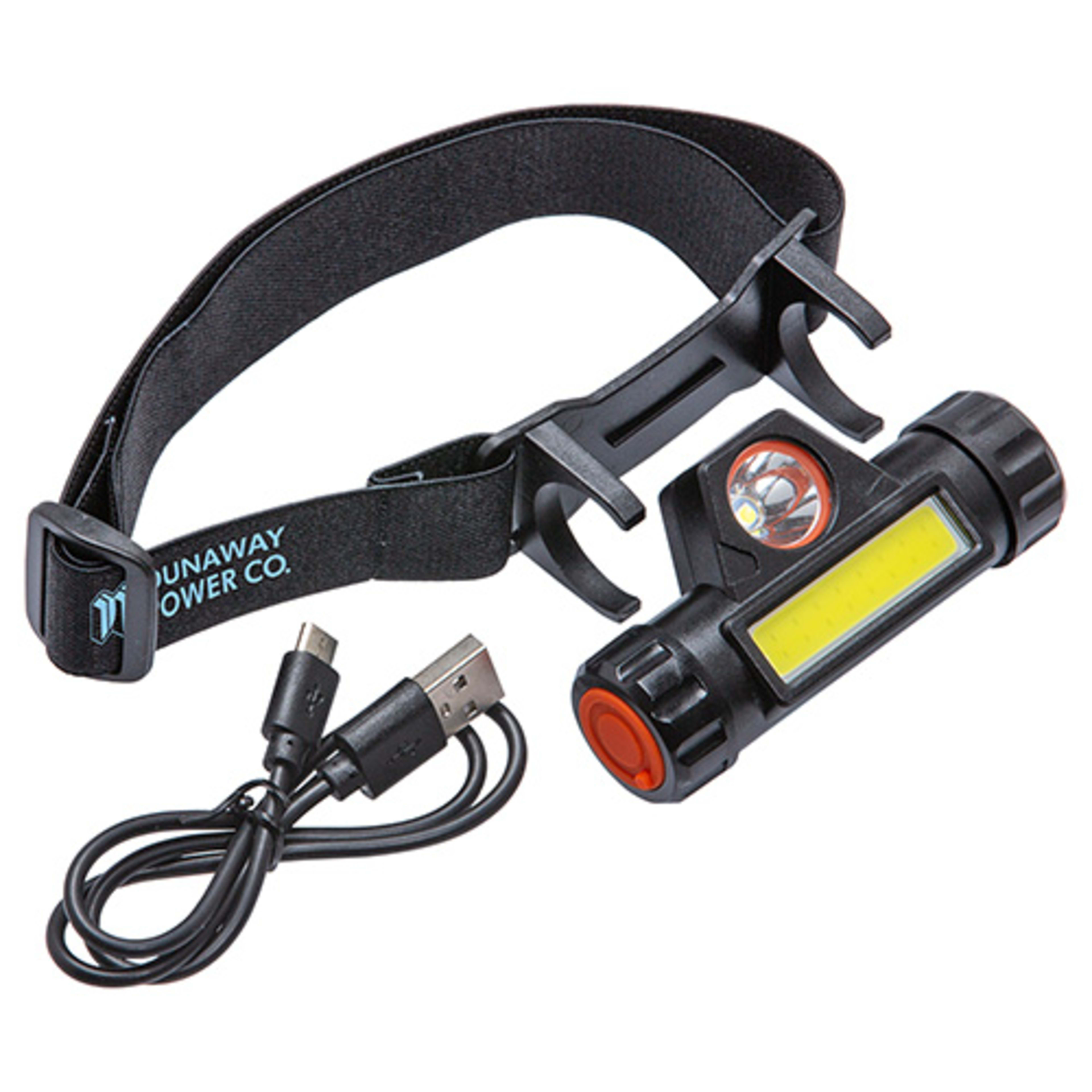 Best Buddy Tools® Nightline COB + LED Rechargeable Headlamp - promotional product with custom logo