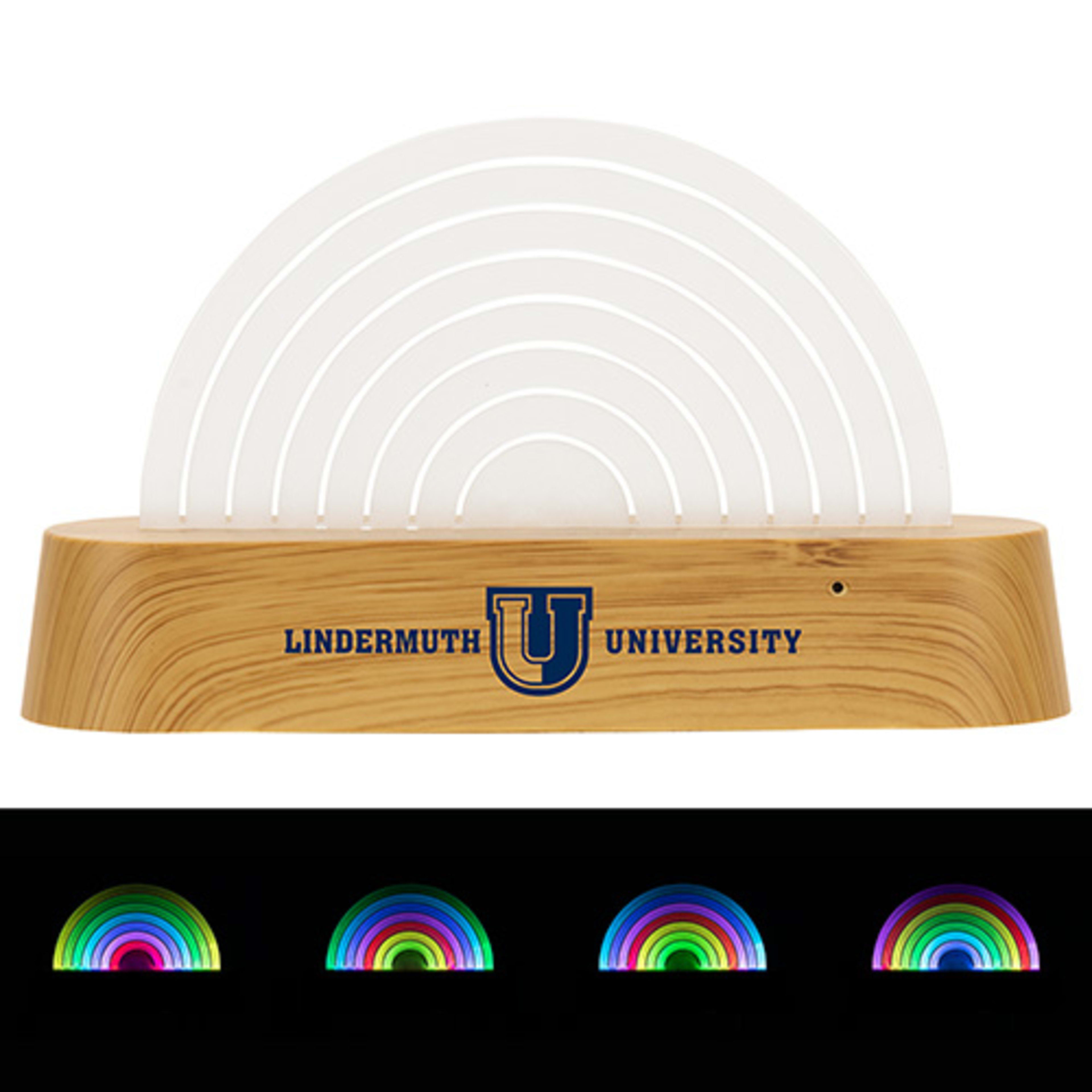 Rainbow Sound-Reactive LED Ambient Light - promotional product with custom logo