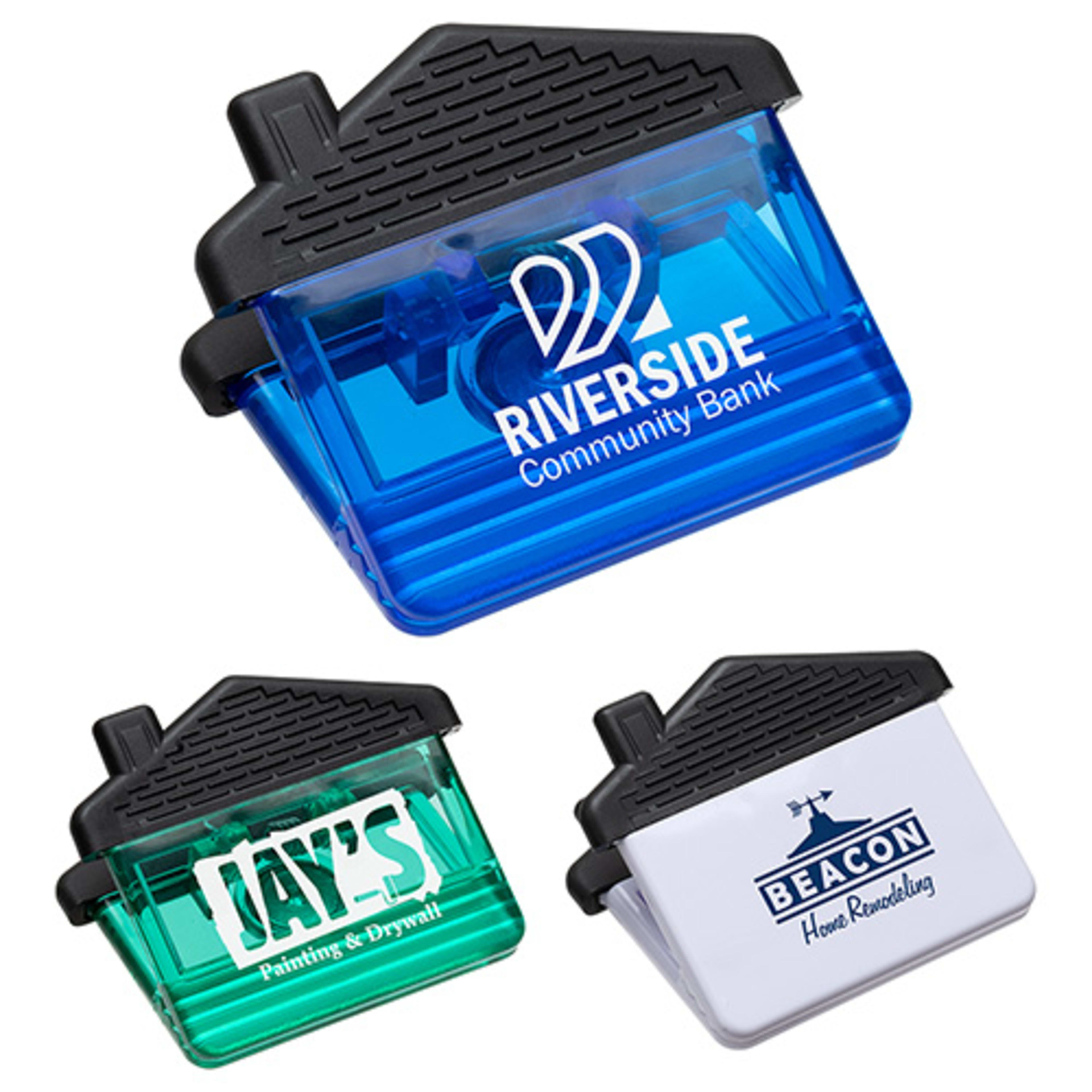 House & Home Power Clip - promotional product with custom logo