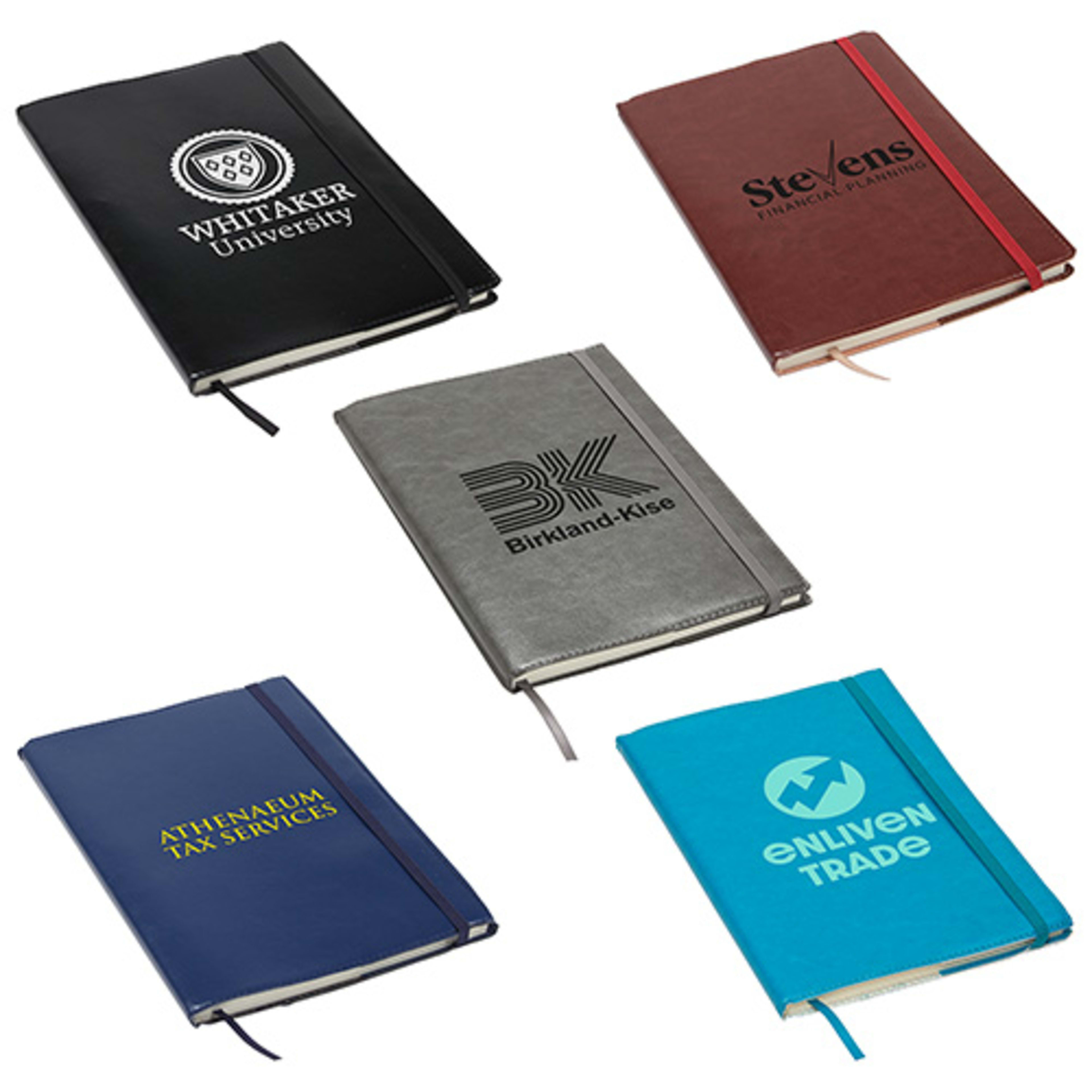 Conclave Refillable Leatherette Journal - promotional product with custom logo
