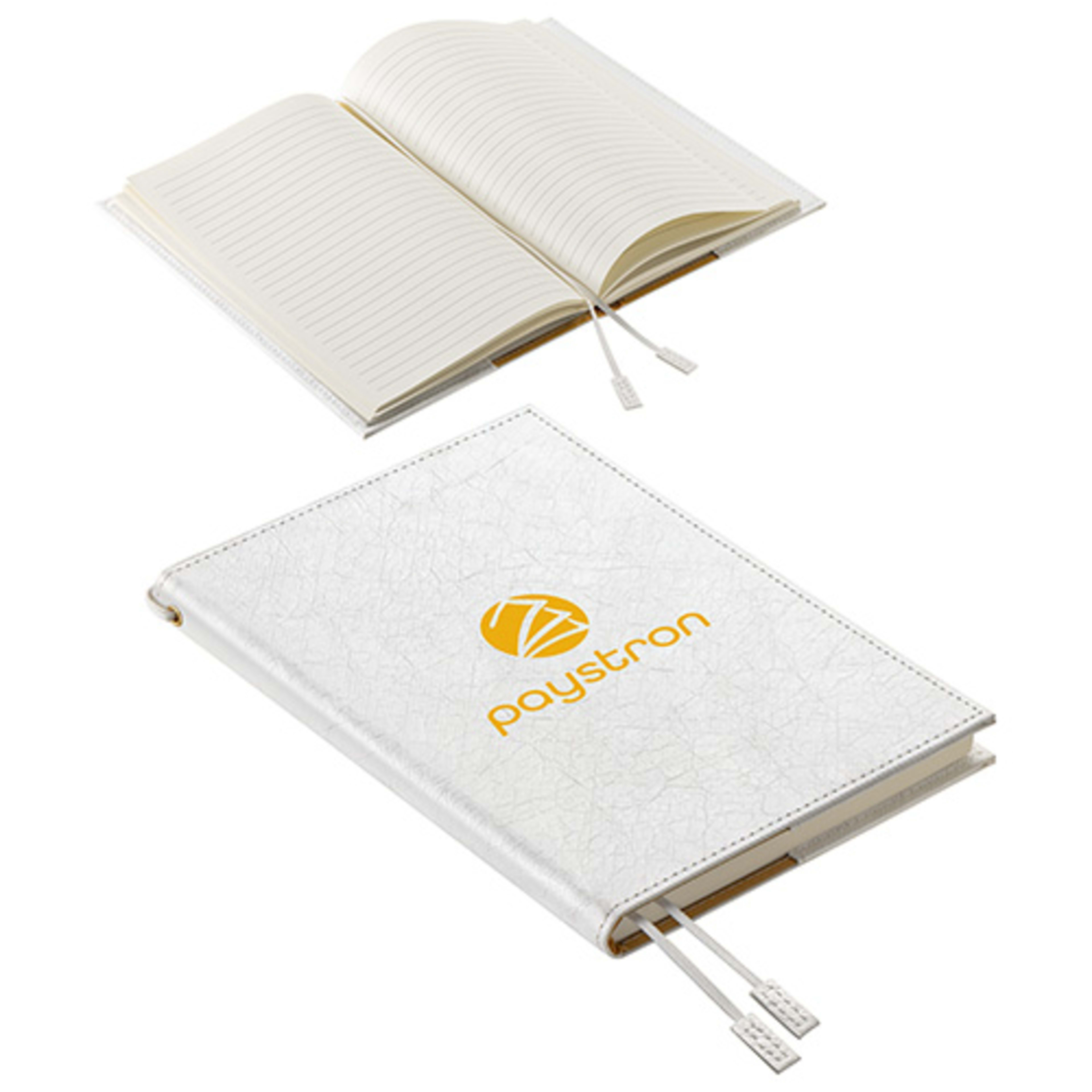 Cirrus Refillable Hardcover Journal - promotional product with custom logo