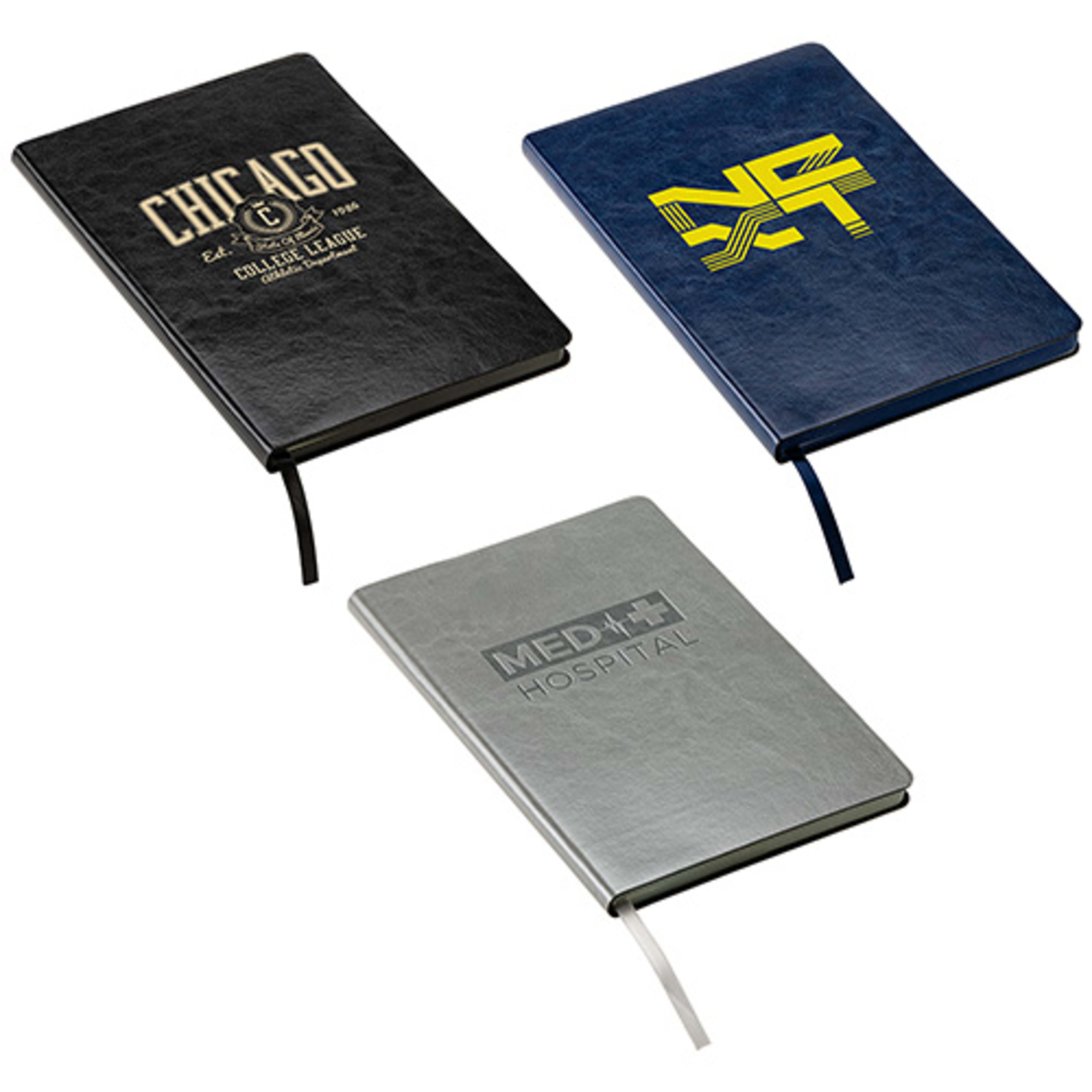 Elite Softcover FSC® Leatherette Journal - promotional product with custom logo