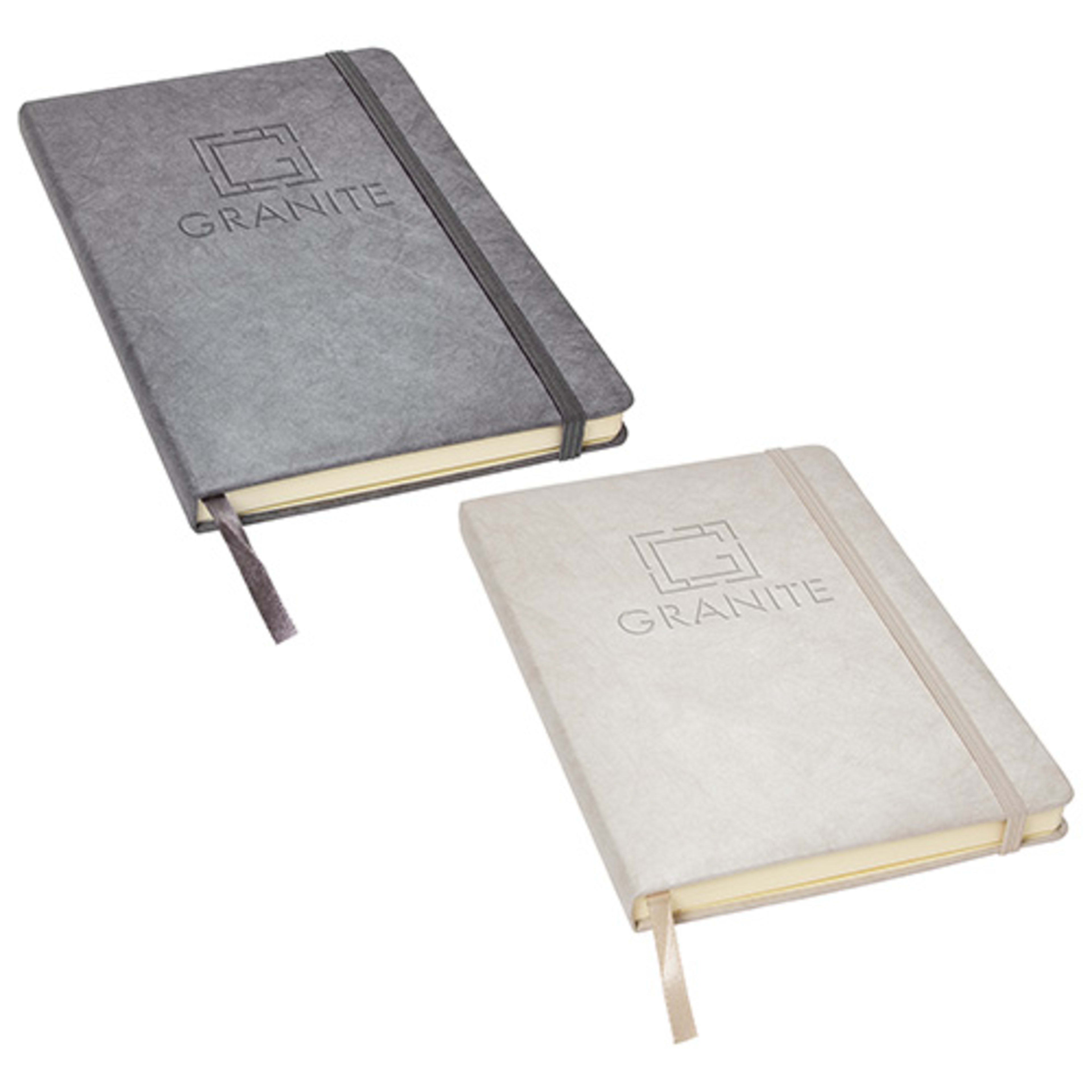 Granite Hardcover Journal - promotional product with custom logo