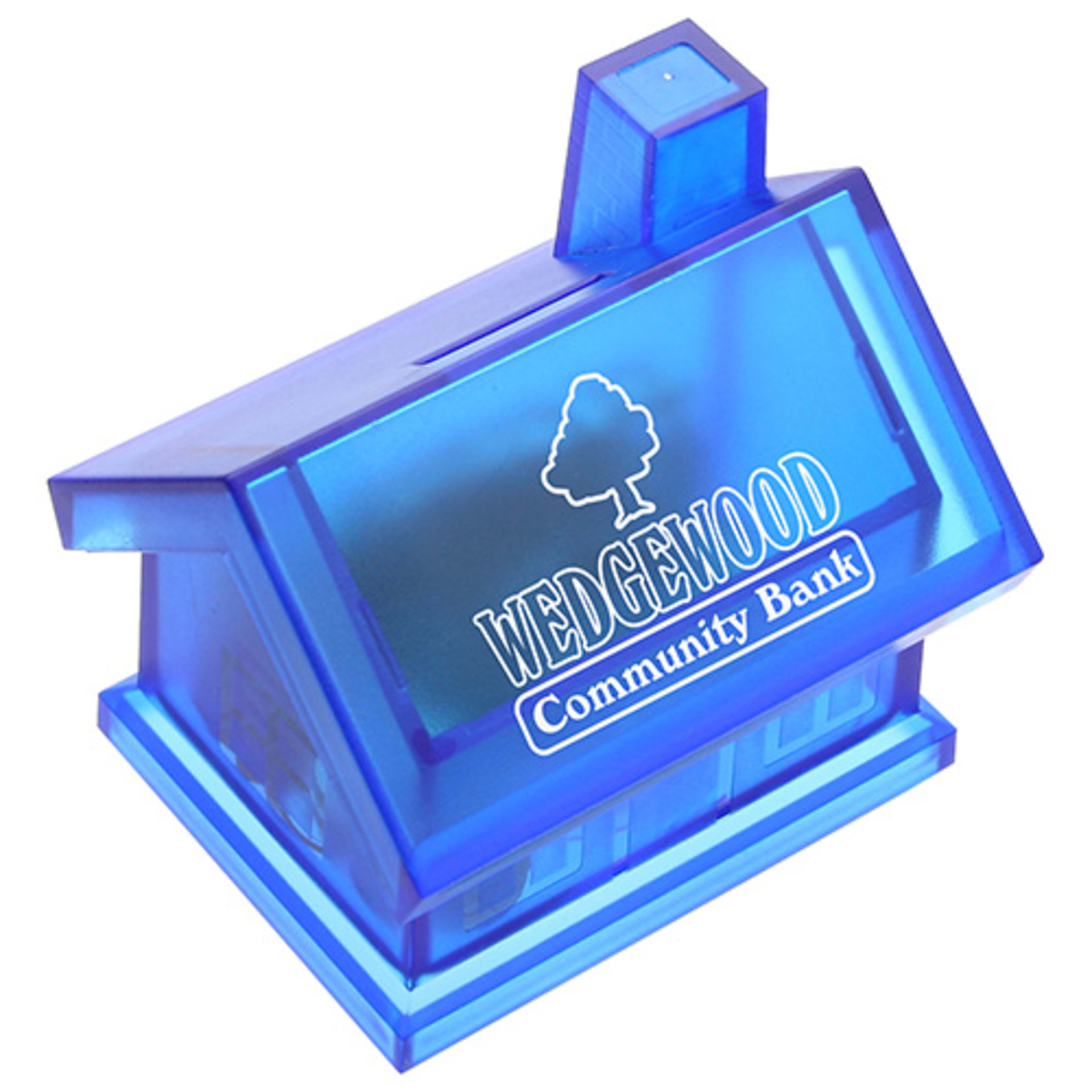 Happy Home House Bank - promotional product with custom logo