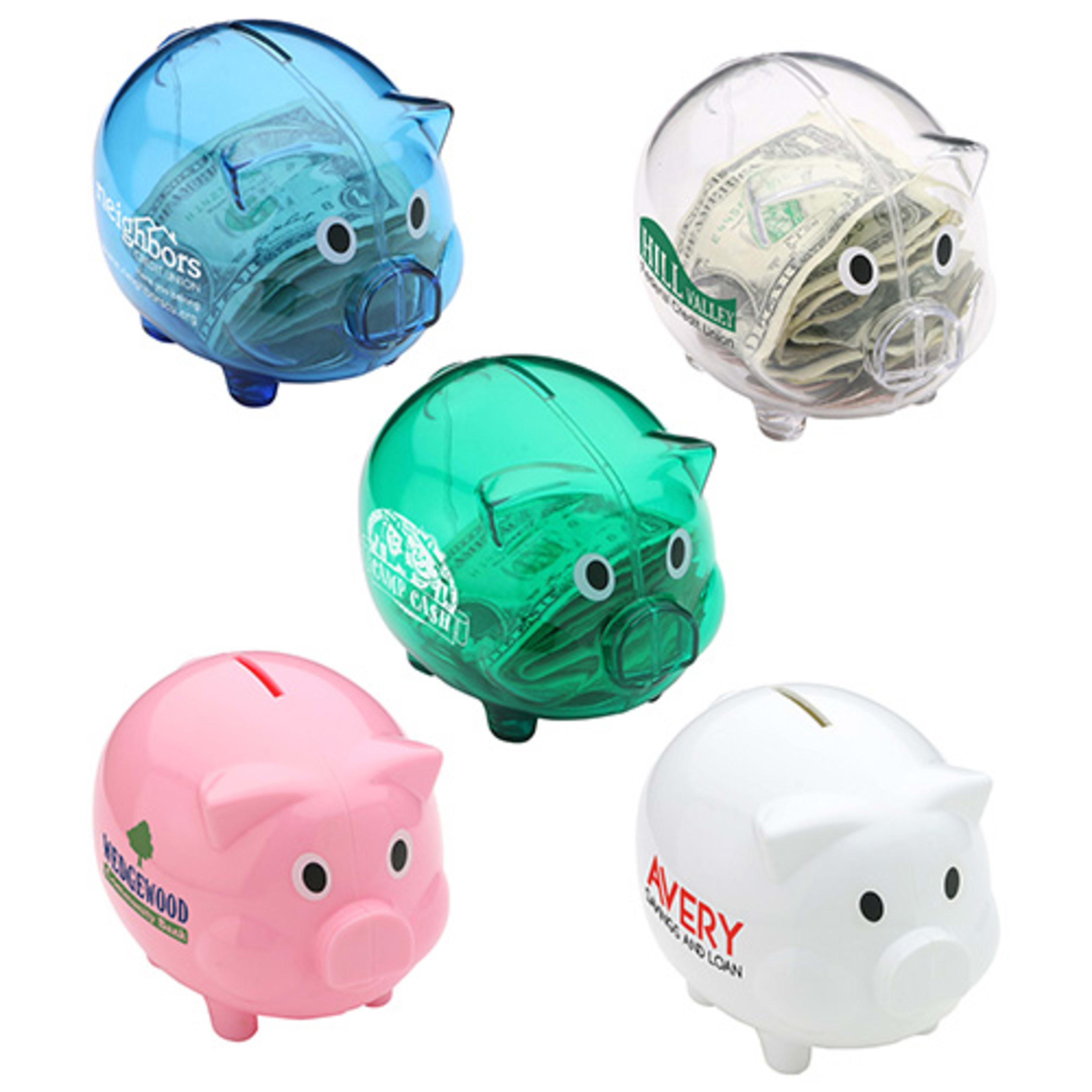 Piggy Bank - promotional product with custom logo