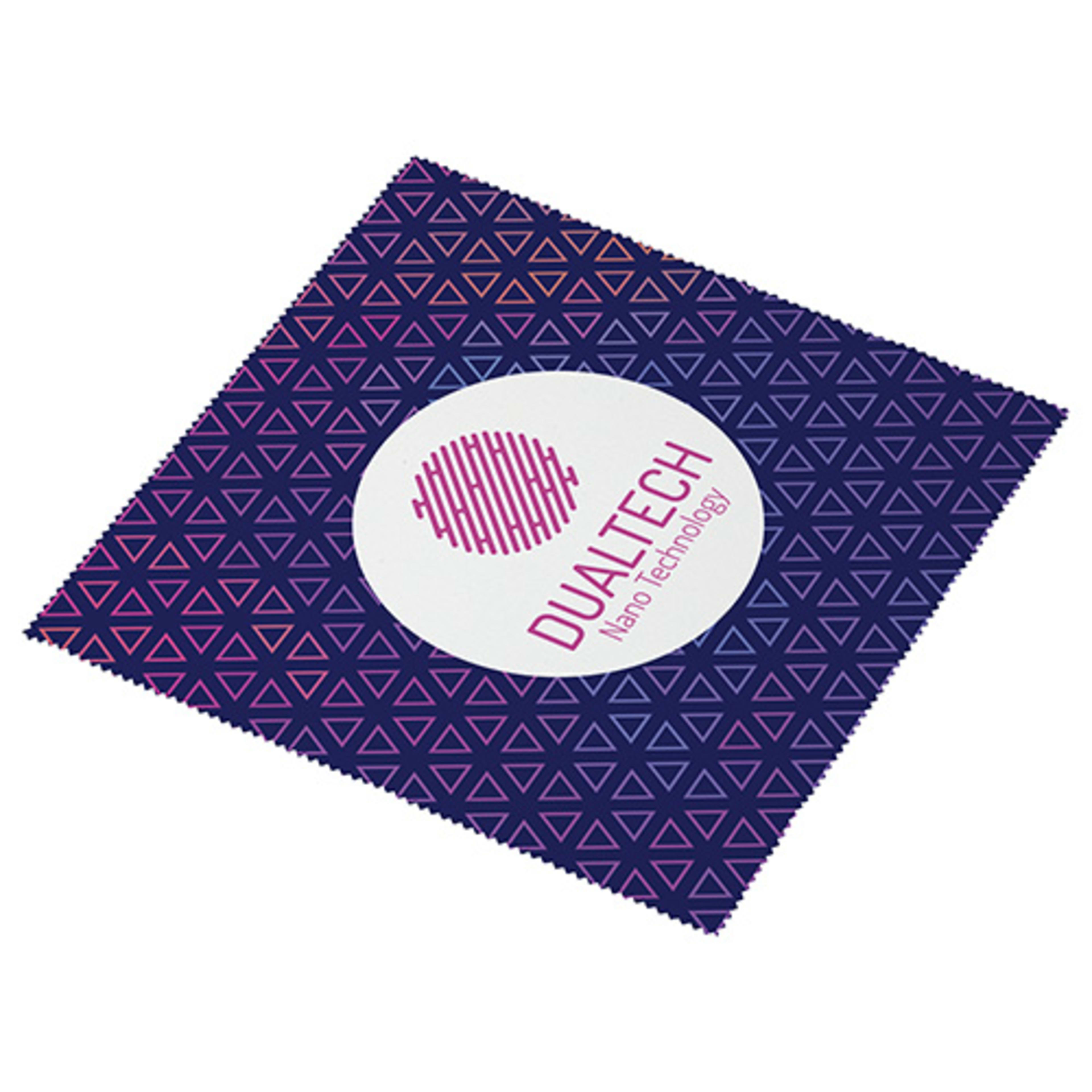 Suede 10" x 10" Microfiber Cleaning Cloth- Full-color - promotional product with custom logo