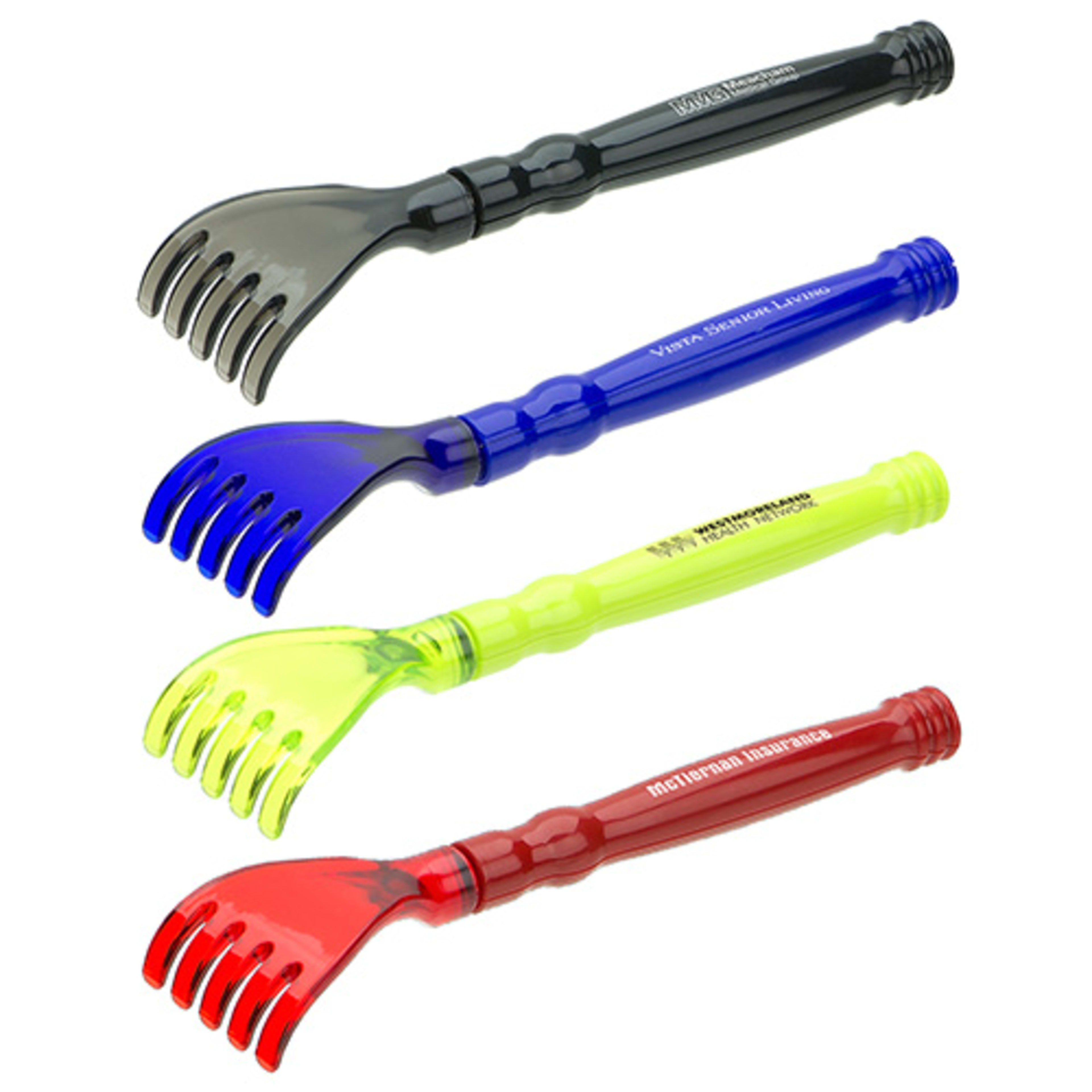Easy Reach Telescoping Back Scratcher - promotional product with custom logo