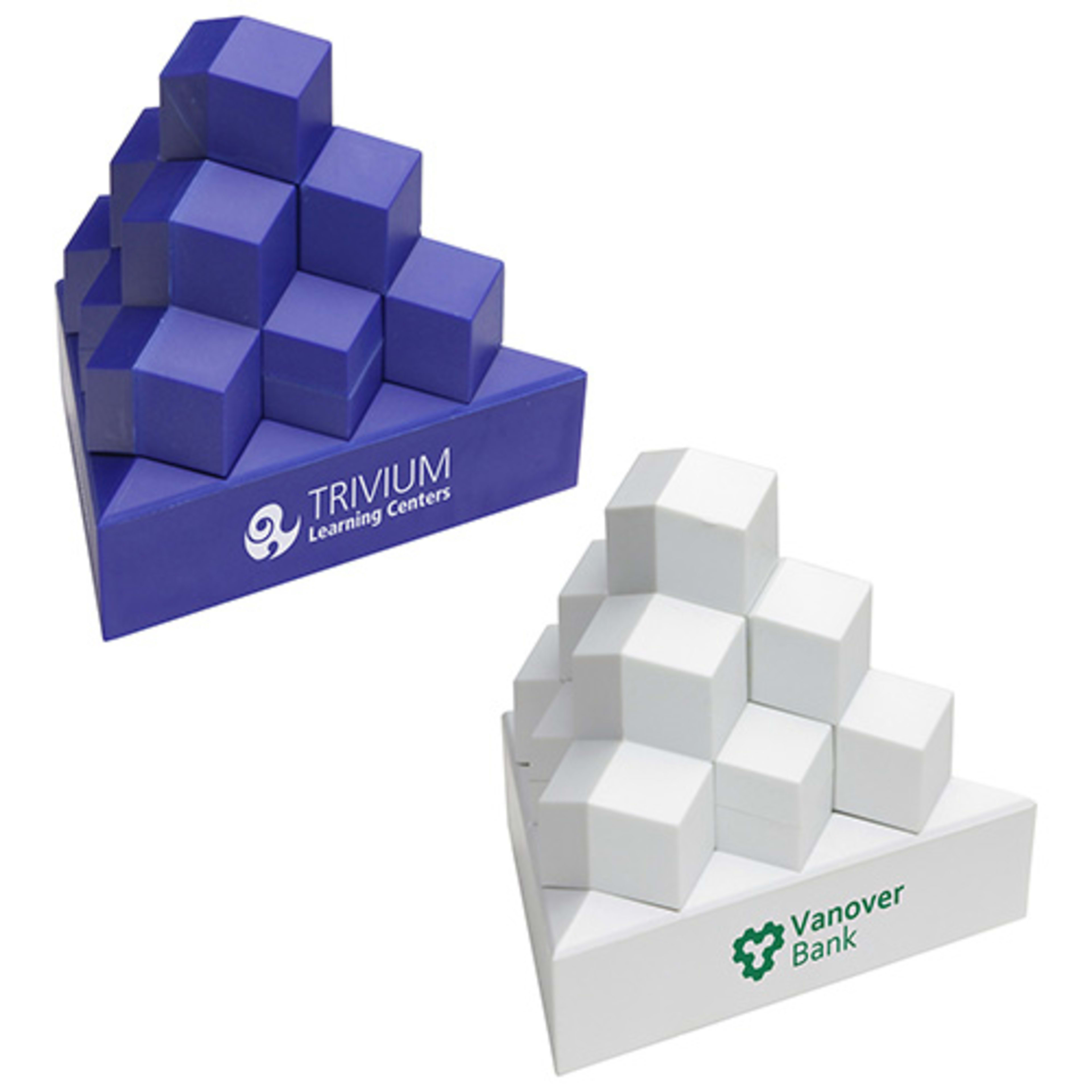 Pyramid Stack Puzzle Set - promotional product with custom logo