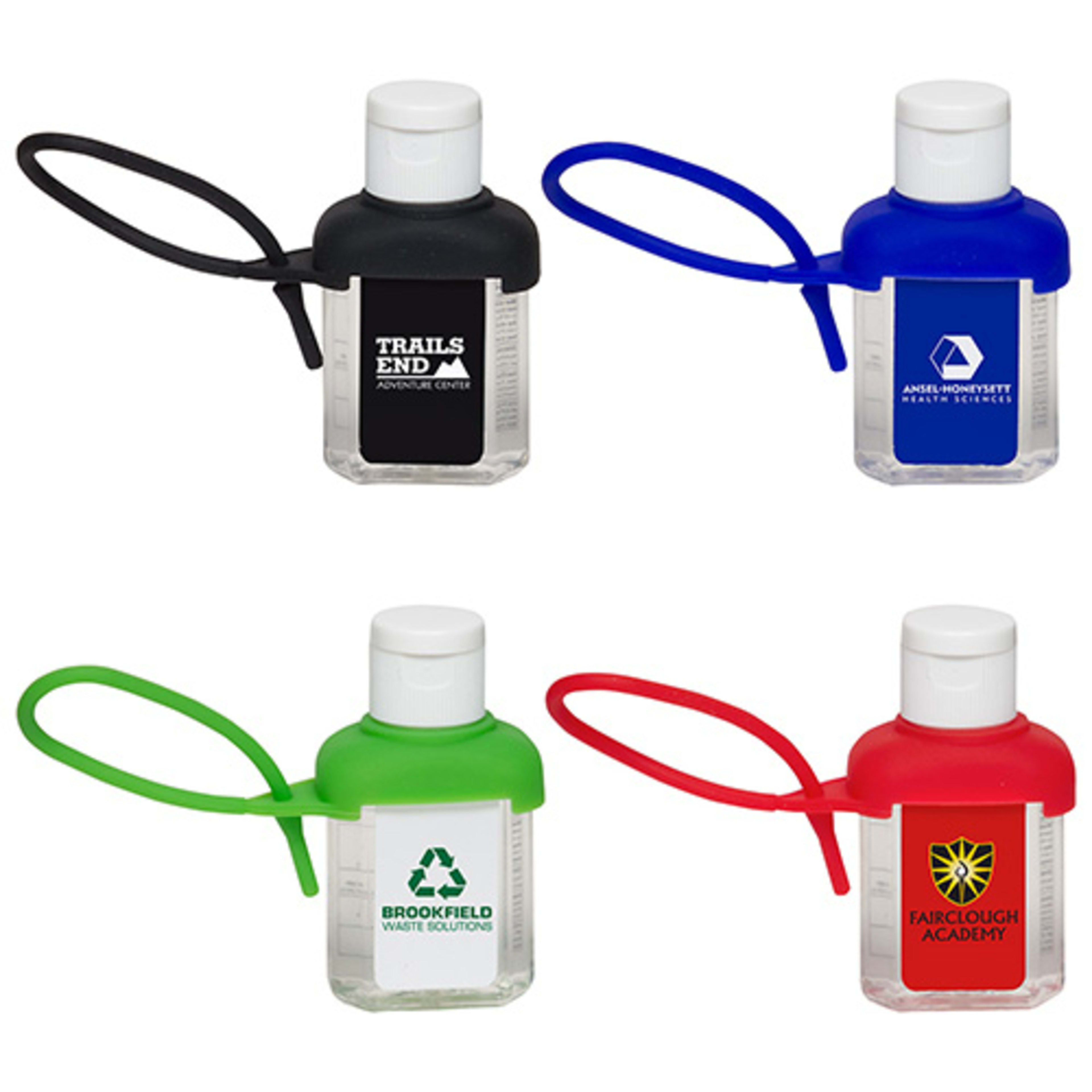 Caddy Strap 1 oz Alcohol Free Hand Sanitizer - promotional product with custom logo