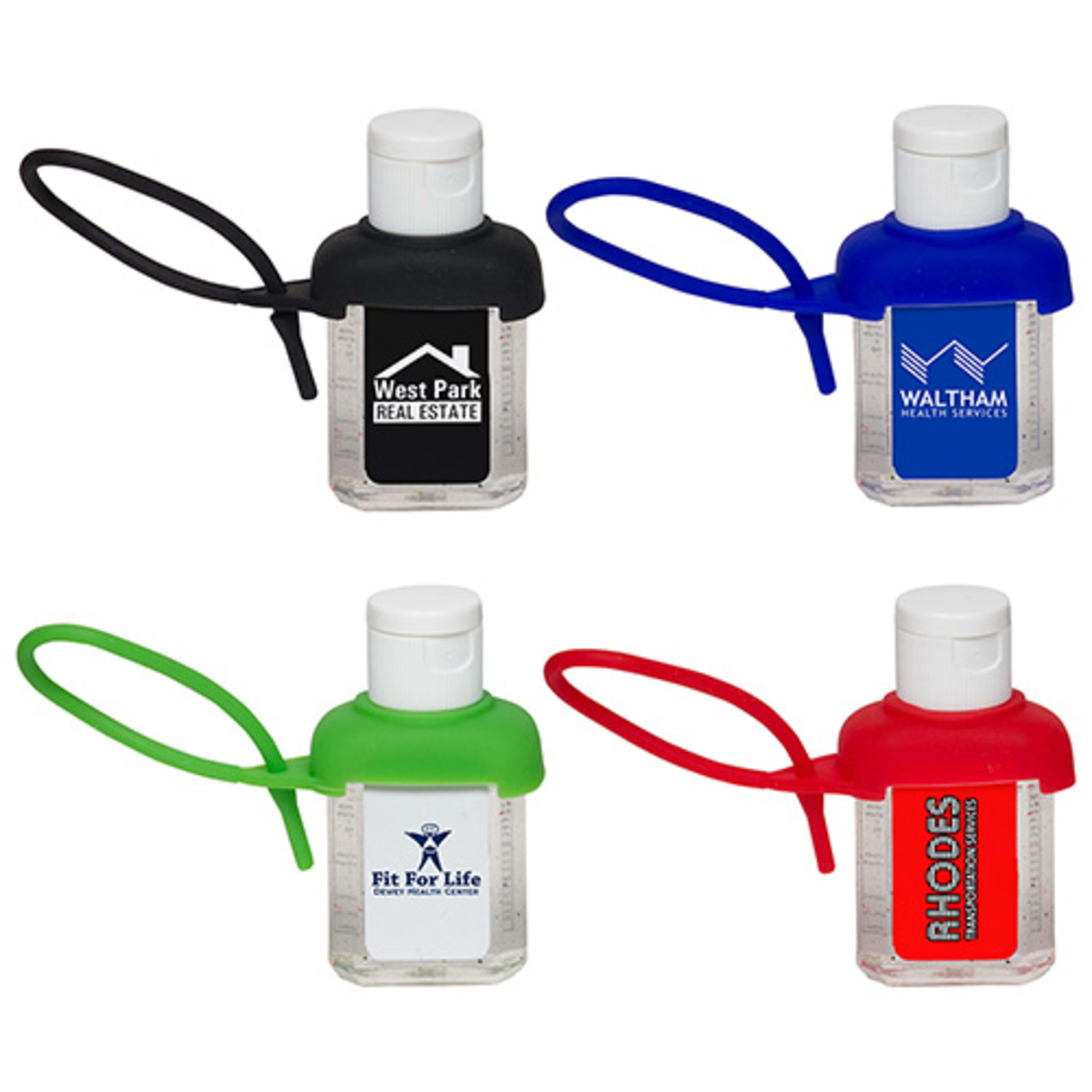Caddy Strap 1 oz Hand Sanitizer - promotional product with custom logo