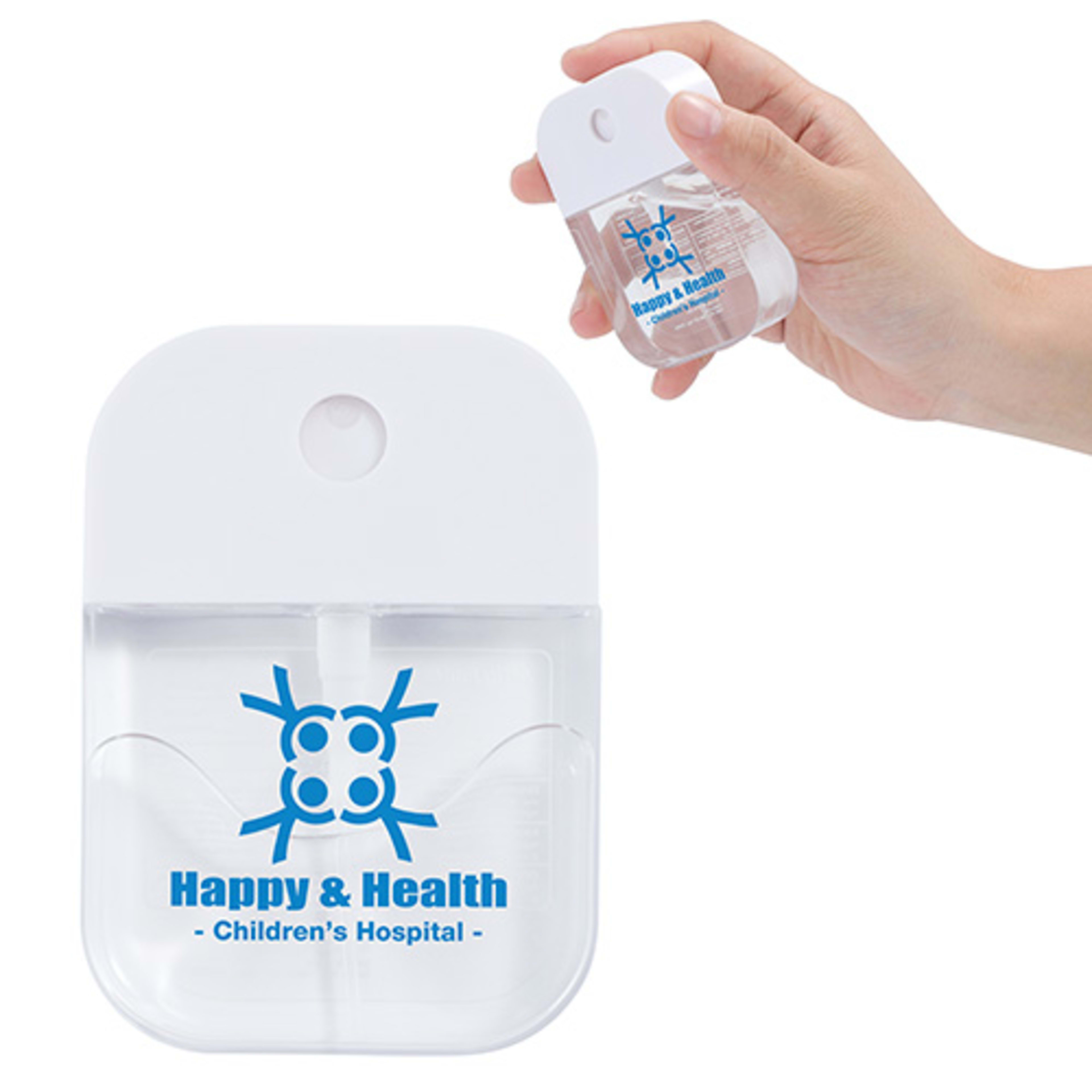 Compact 1.20 oz Hand Sanitizer - promotional product with custom logo