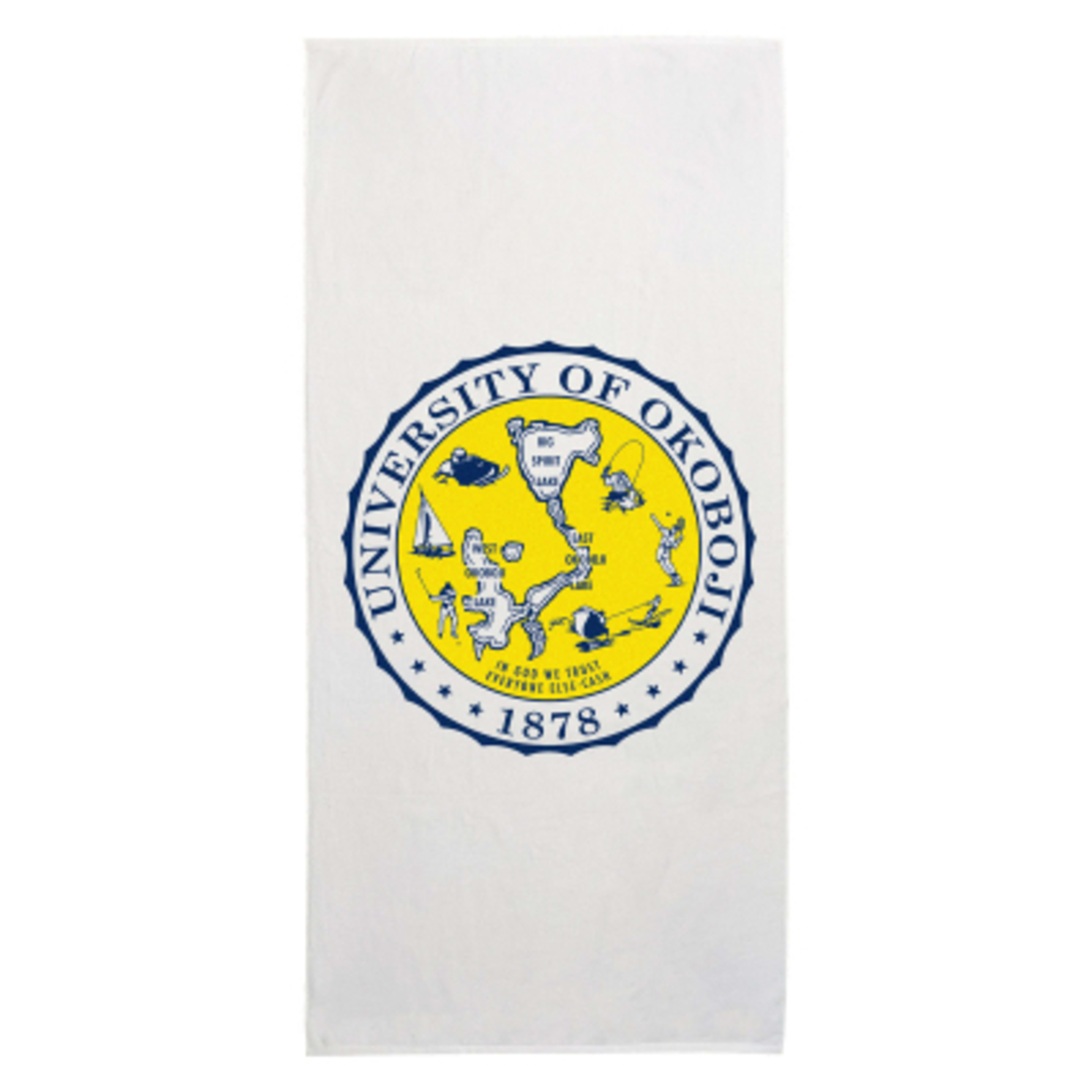 Beach Towel Velour Cotton - 35 x 70 in - Group Shot - promotional product with custom logo