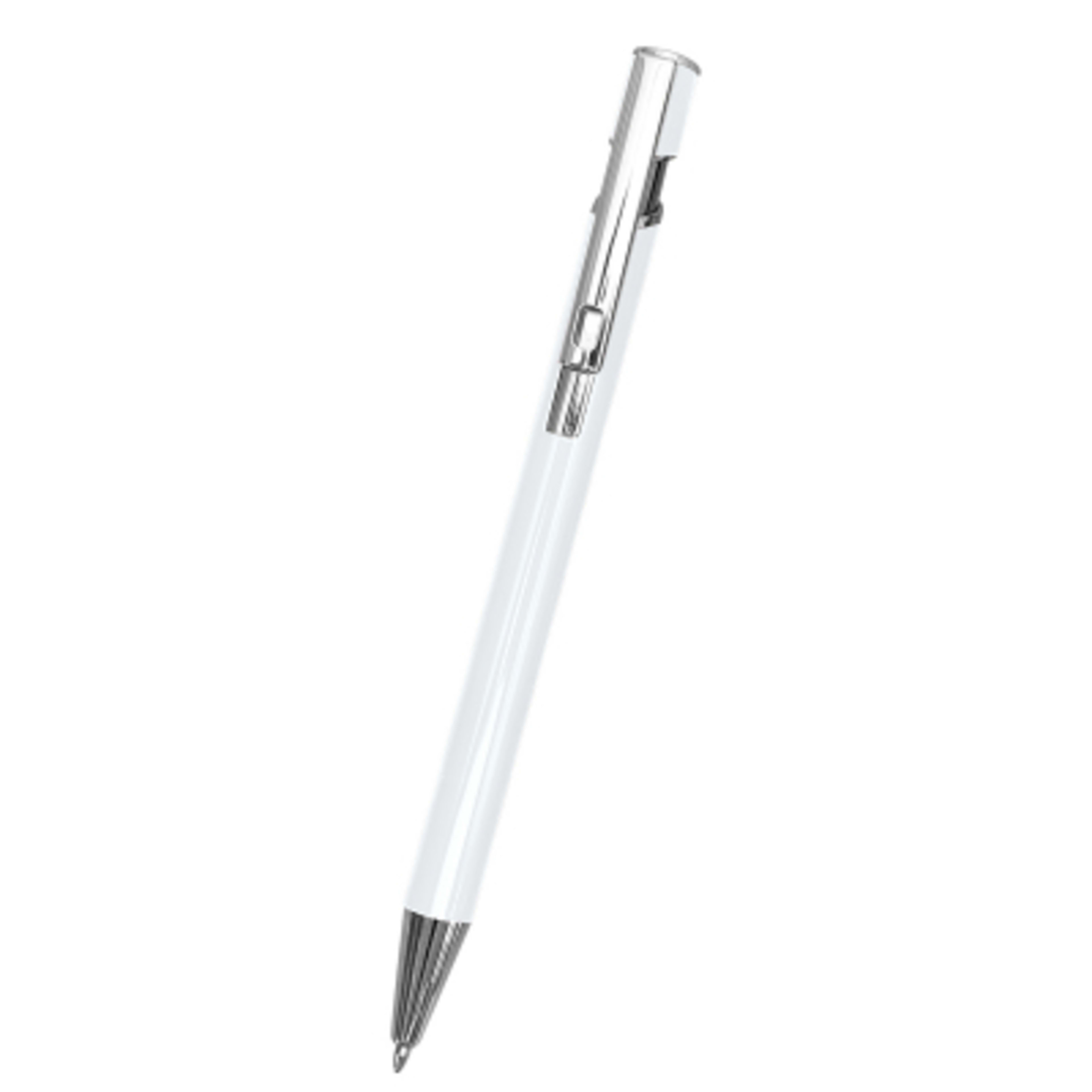 Pen Aluminum Incline Design - 5.5 in - White - Front - product view 2