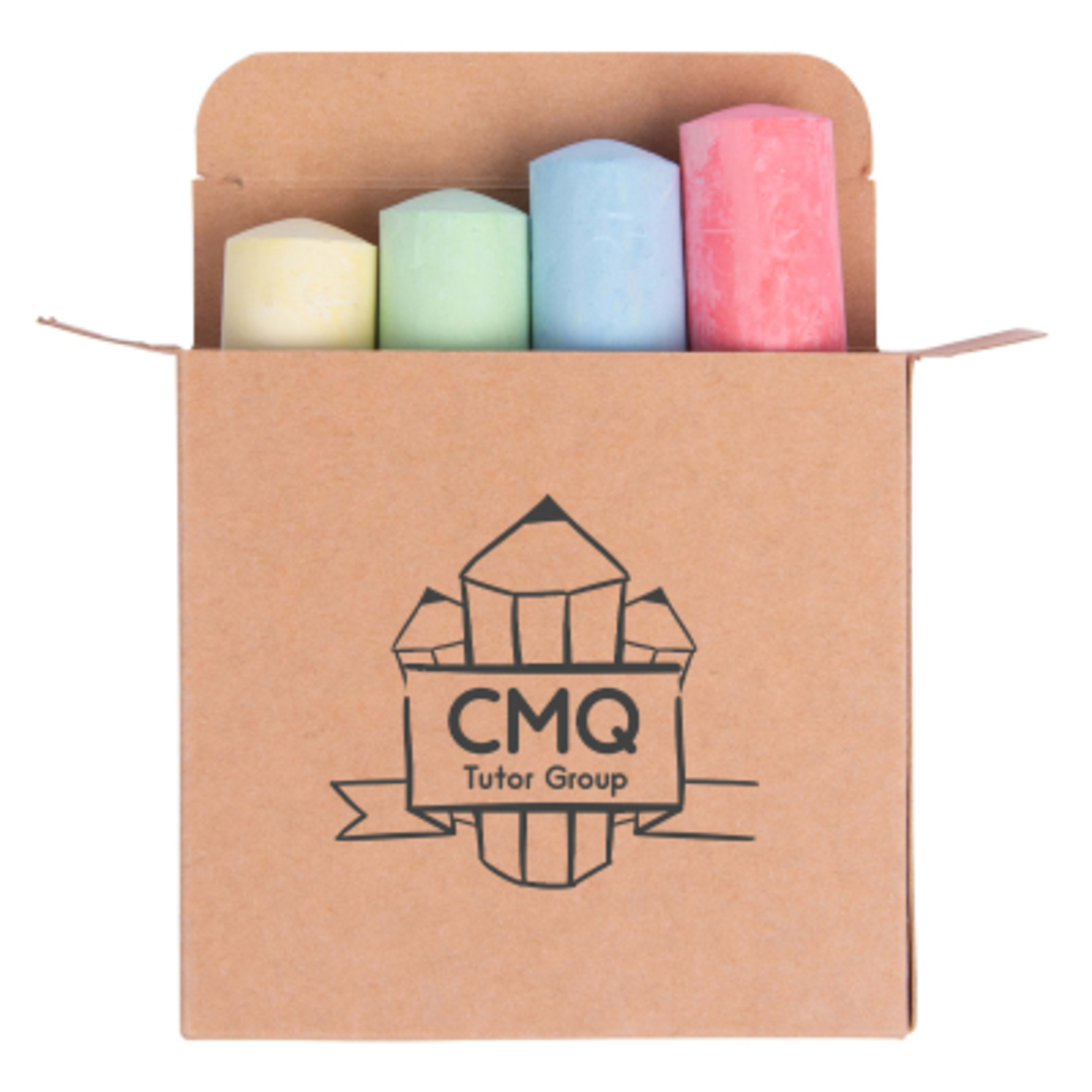 Chalk Set 4-Piece Multi-Color - 3 in - NAT - Silkscreen - product view 3