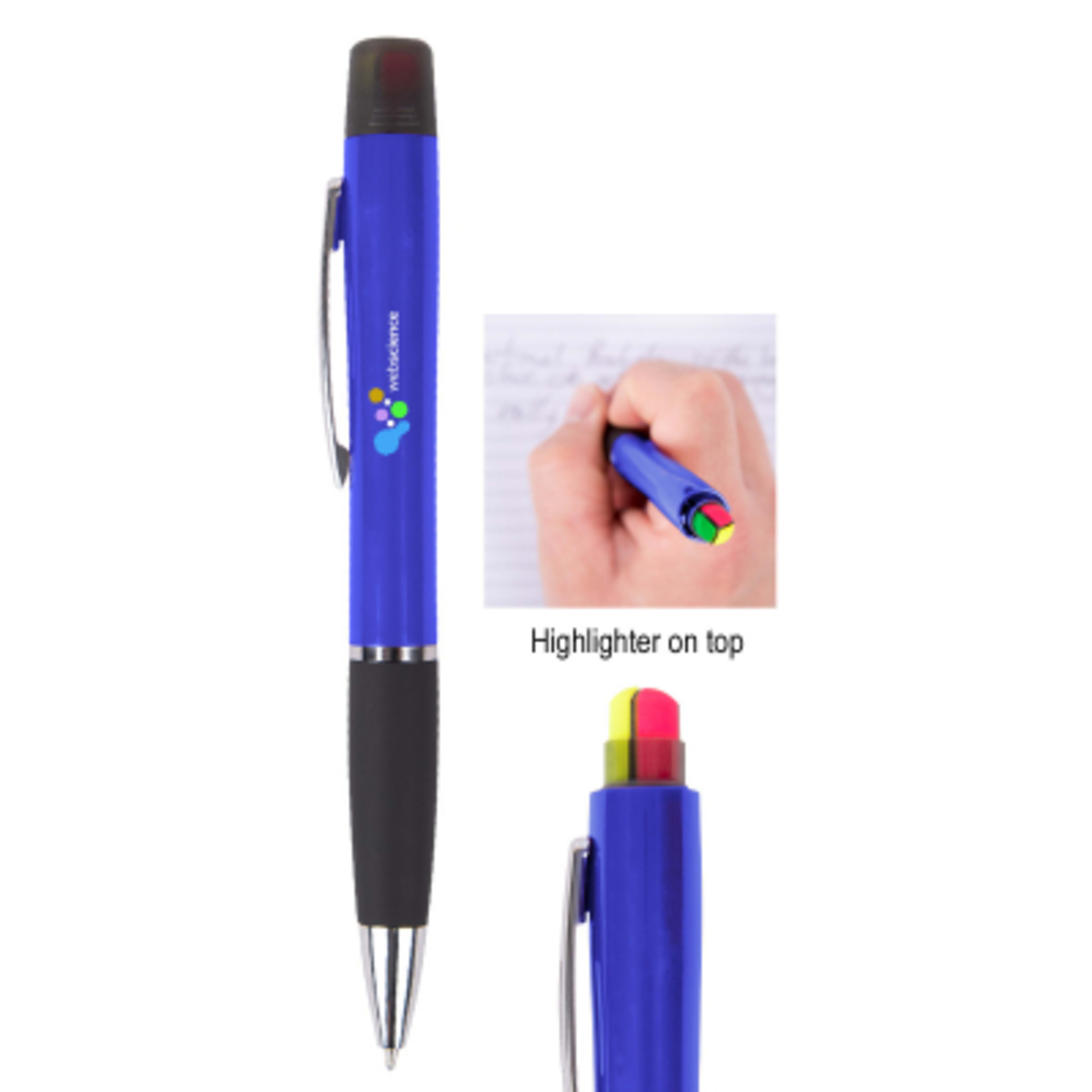 Highlighter Pen Multi-Color Rubber Grip - 5.8 in - Group Shot - product view 4