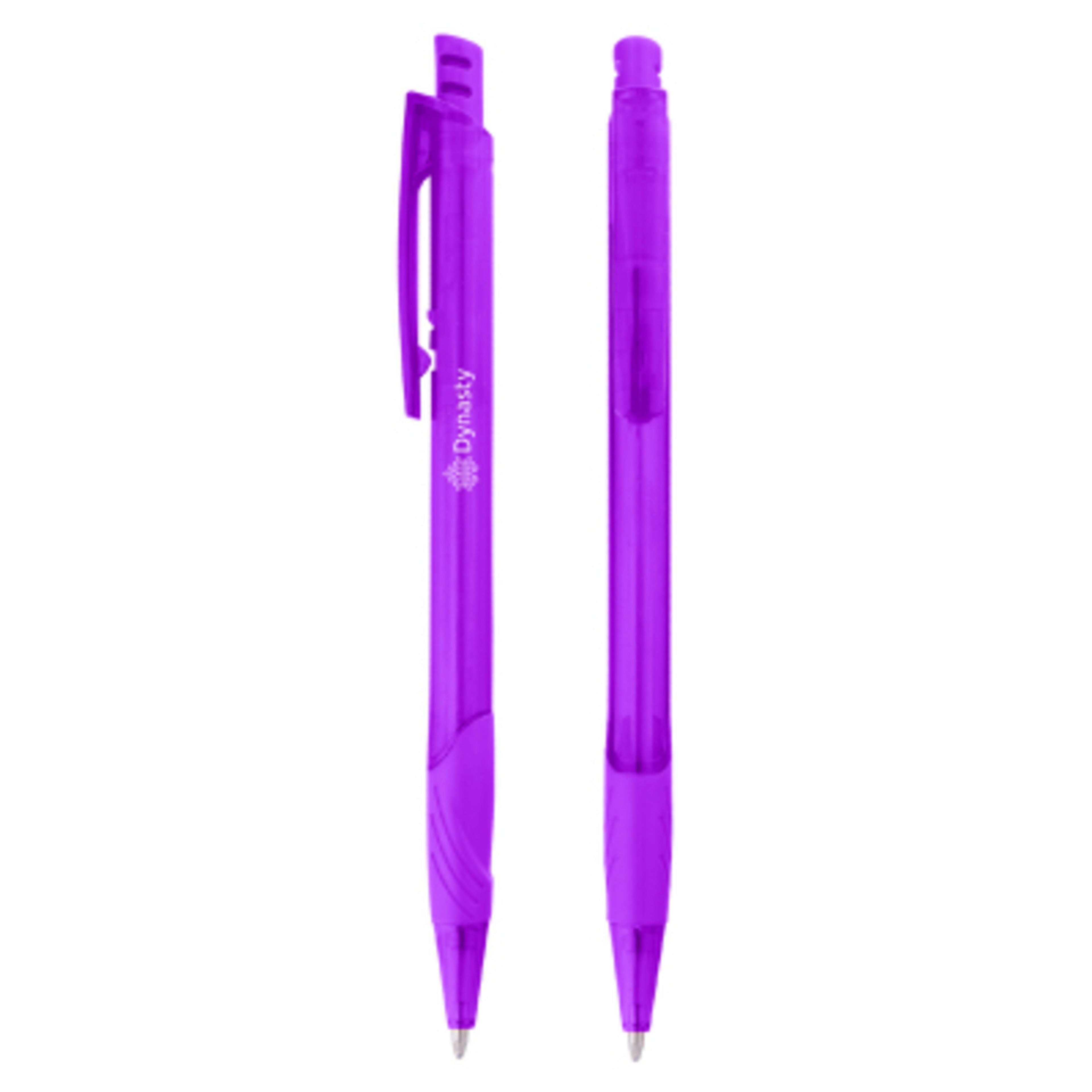 Pen Ballpoint with Rubber Grip Bravo - 5.5 in - Group Shot - product view 3