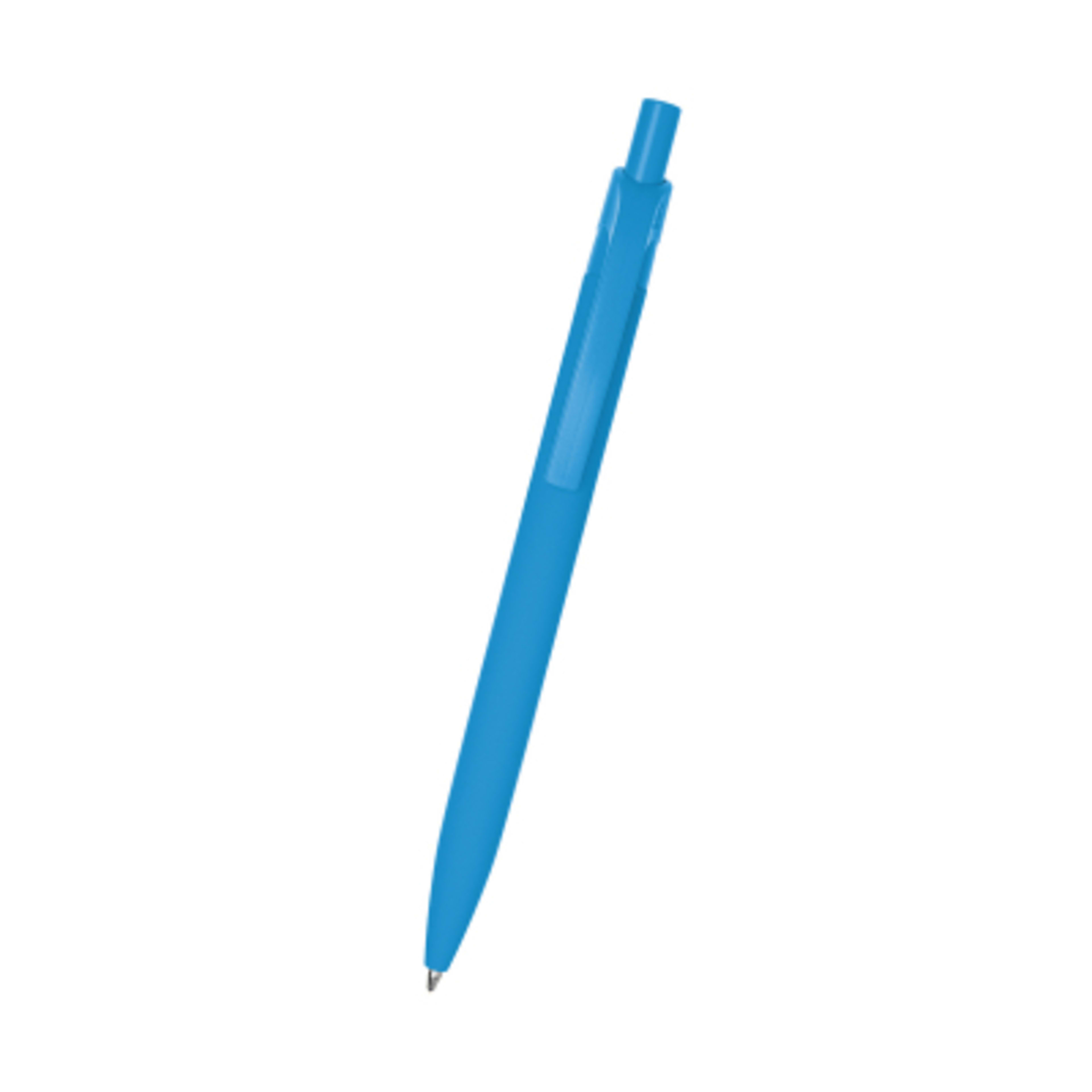 Pen Recycled Aluminum Rubberized Plunger Action - 5.5 in - BLL - Front - product view 14