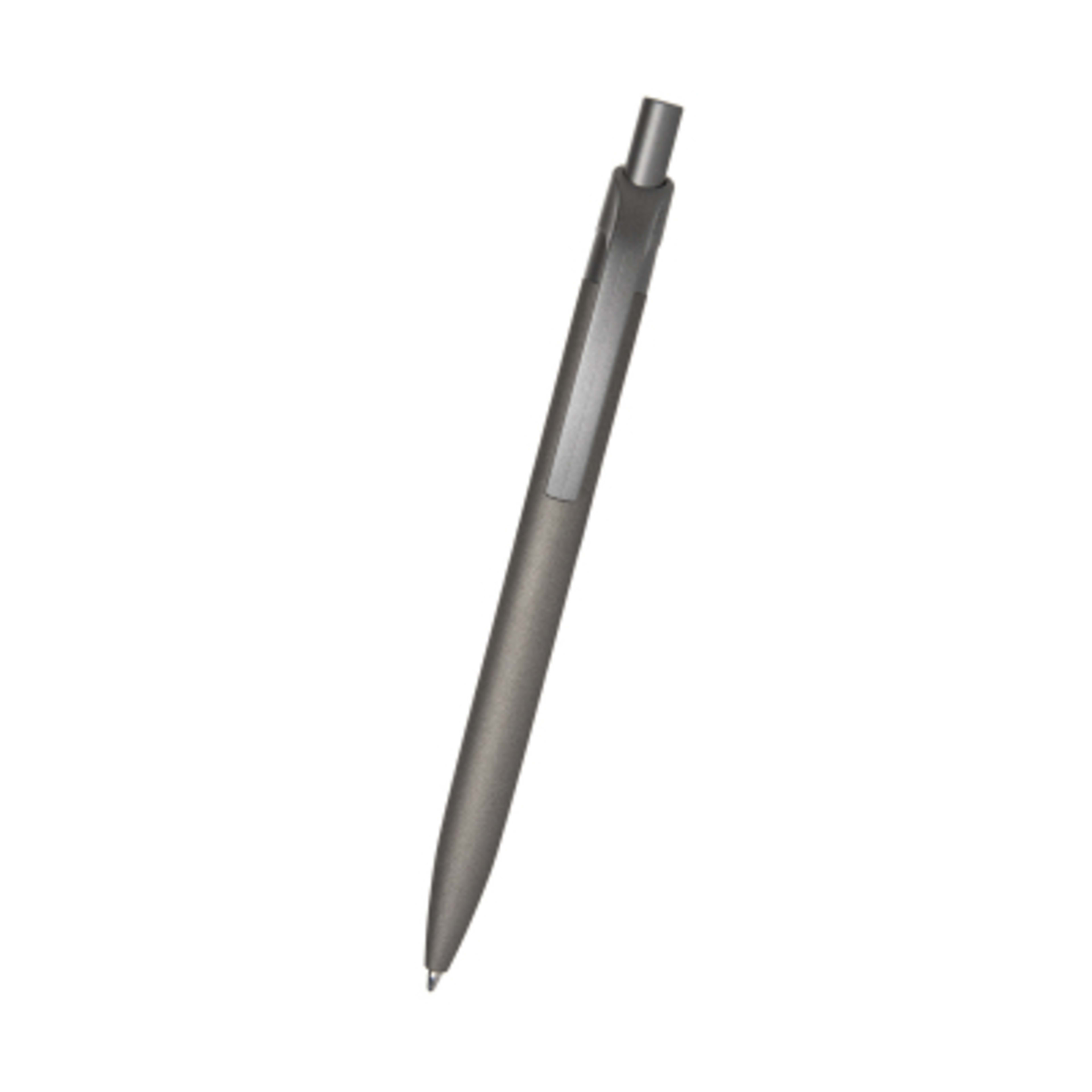 Pen Recycled Aluminum Rubberized Plunger Action - 5.5 in - GMT - Front - product view 15