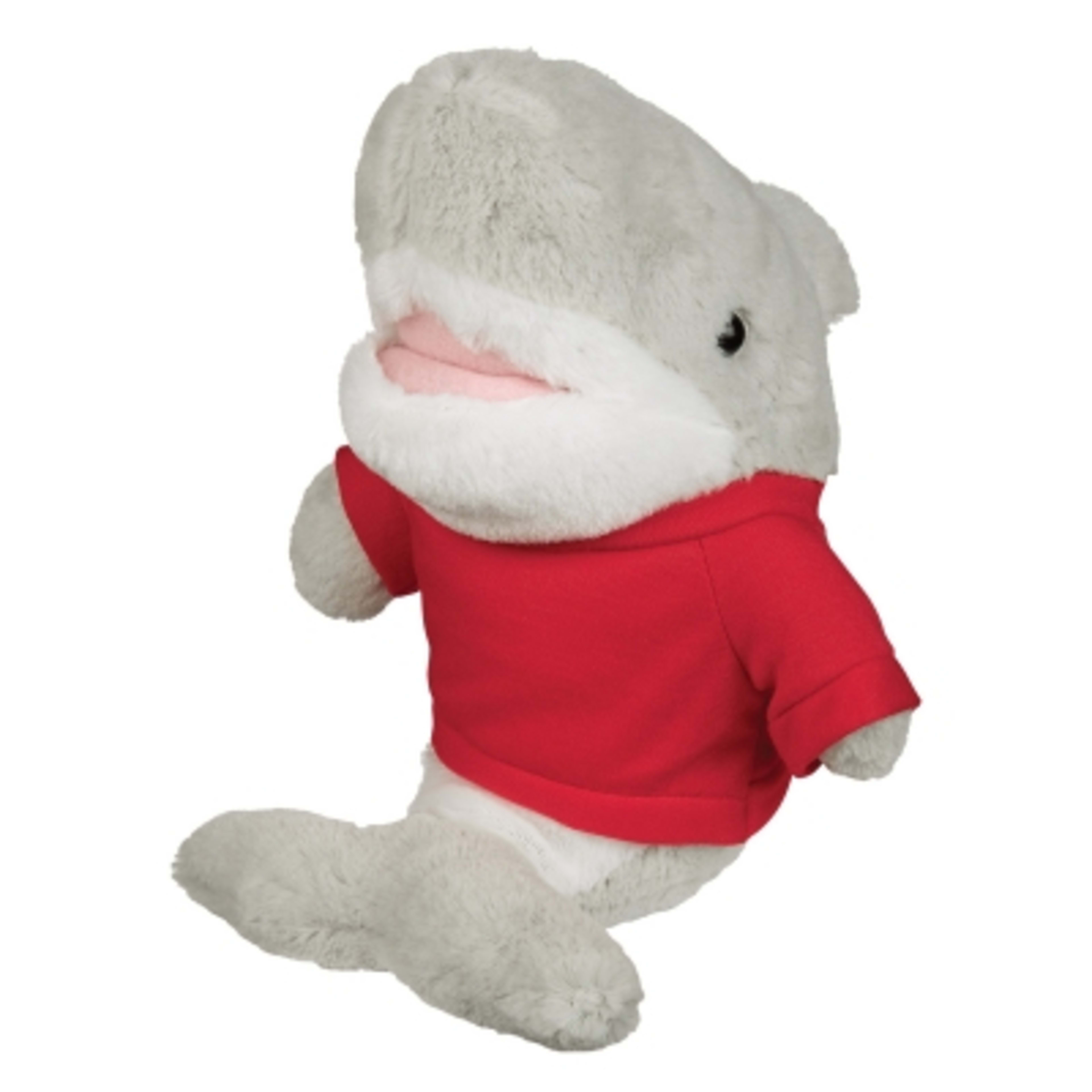 Plush Shark Salty Customizable Shirt Hoodie - 8.5 in - Shark - b - product view 2