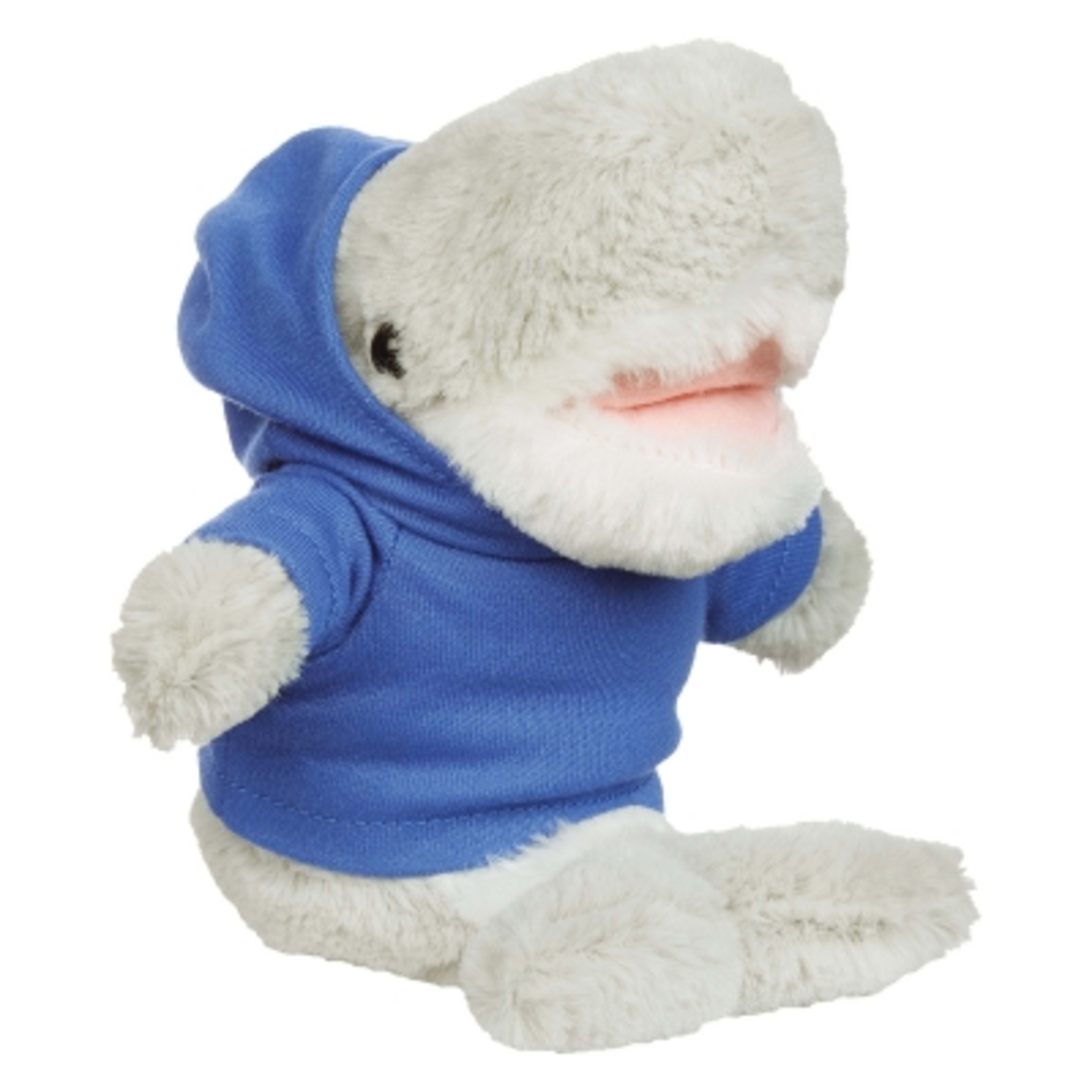 Plush Shark Salty Customizable Shirt Hoodie - 8.5 in - SHA - HOODIE - product view 4